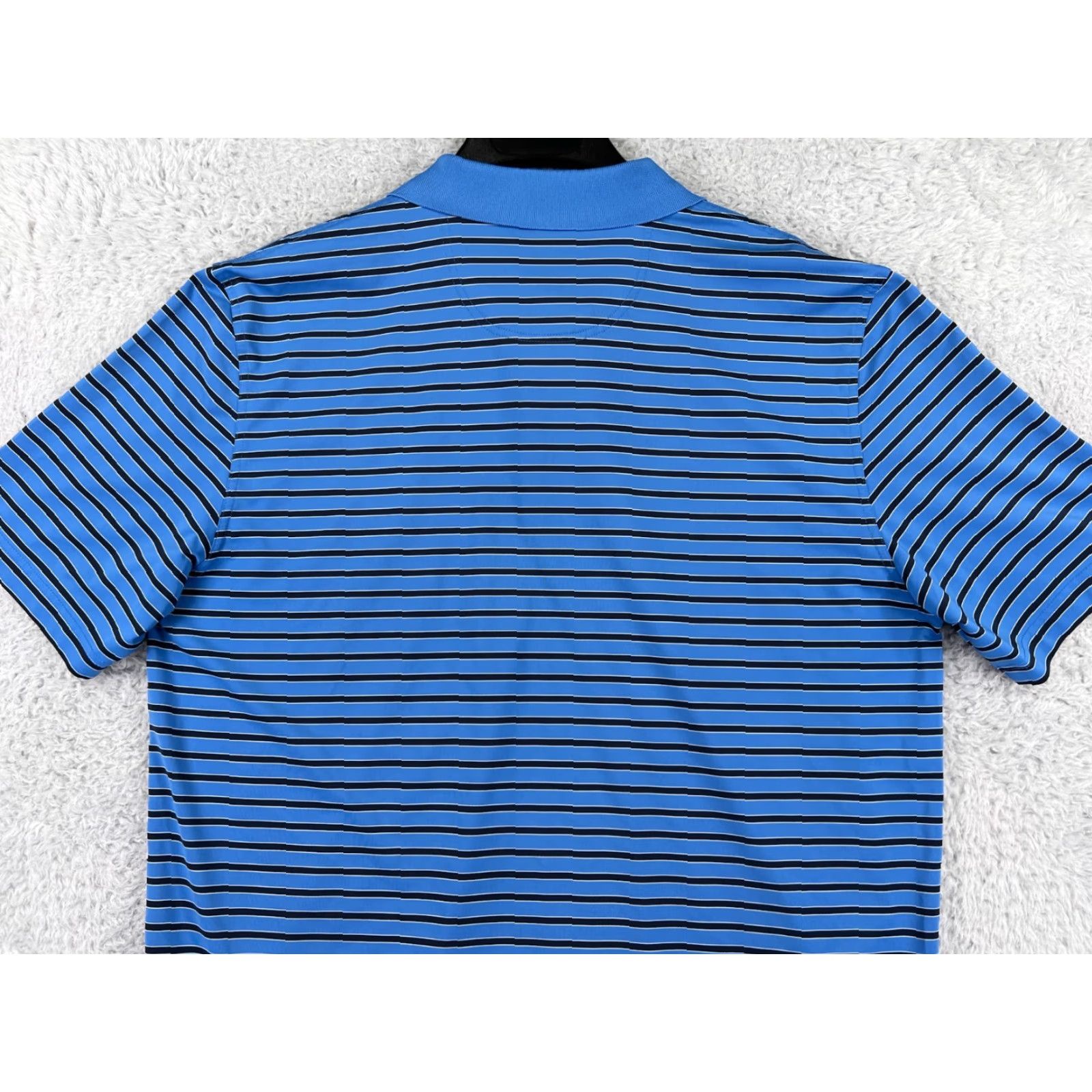 Vintage Greg Norman Polo Shirt Mens XL Blue Striped Golf Polyester Polo Shirt Golf Size US XL / EU 56 / 4 - 7 Thumbnail