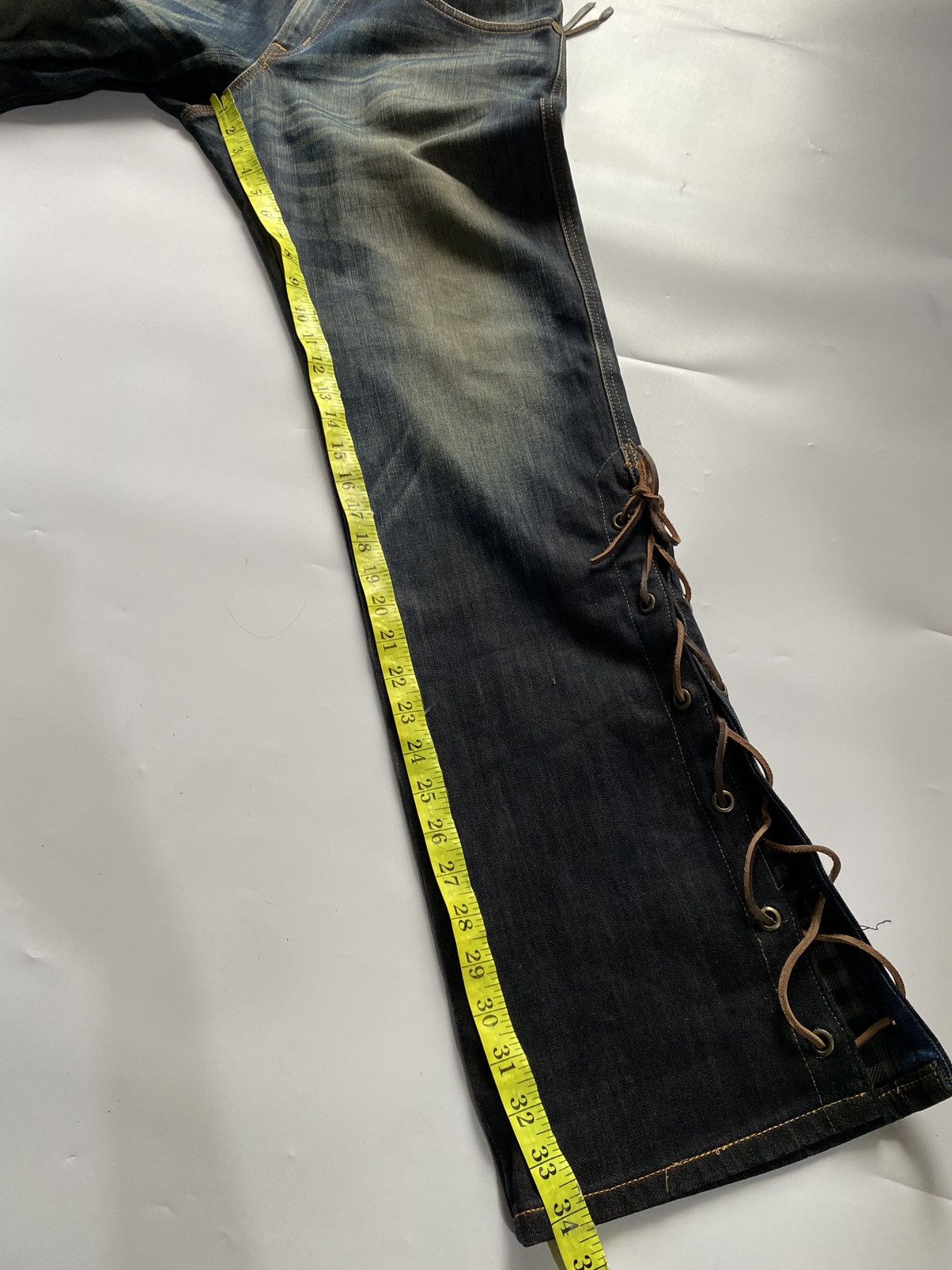 Edwin × Jean Lace up edwin flares wash pant japanese brand Size US 32 / EU 48 - 16 Thumbnail