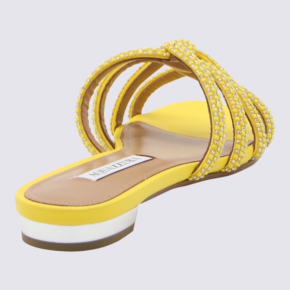 Aquazzura o1y0725 Flats in Yellow Size US 6 / IT 36 - 2 Thumbnail