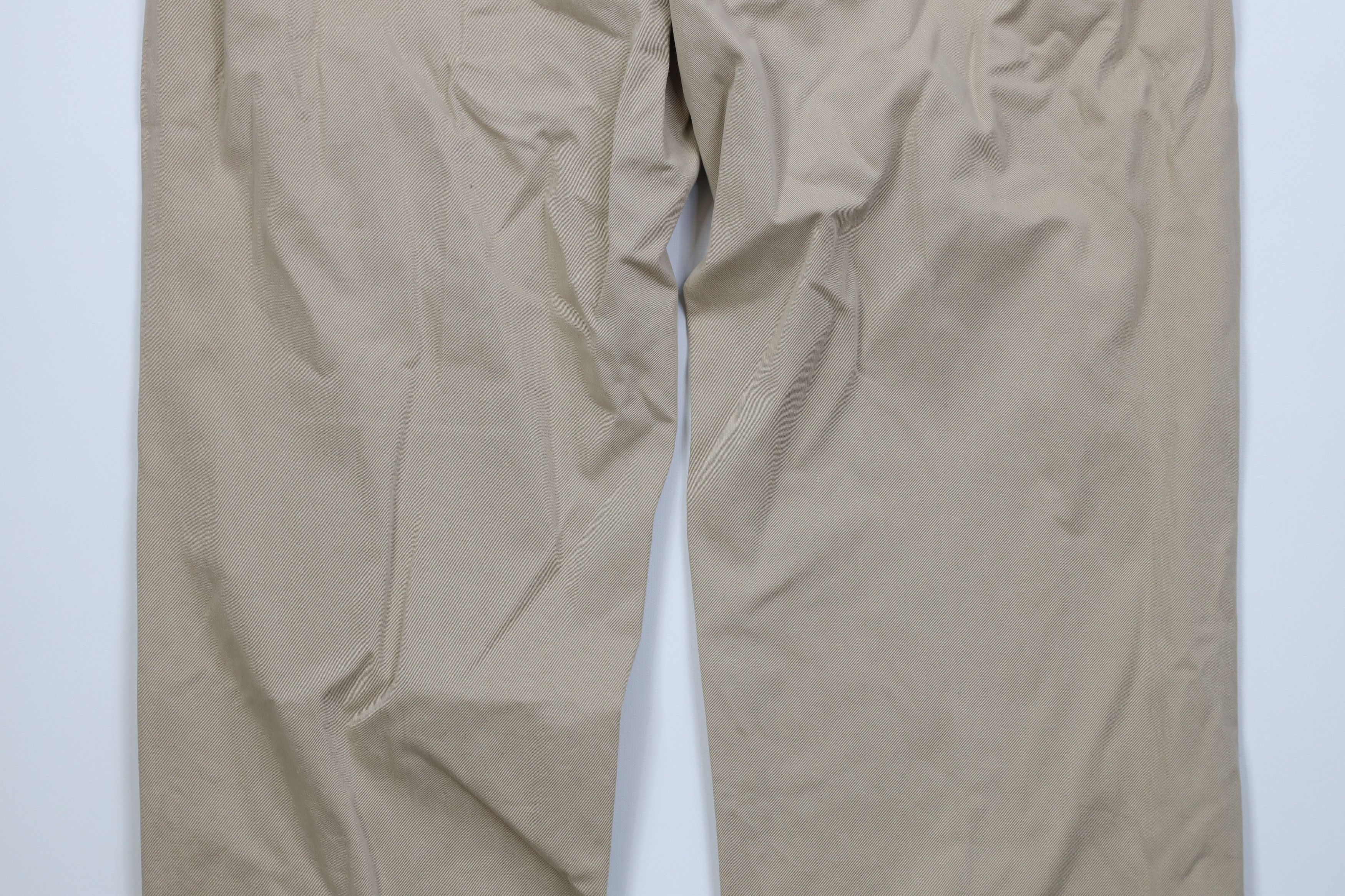 Ralph Lauren Vintage 90s Ralph Lauren Wide Leg Chino Pants Beige Cotton Size US 38 / EU 54 - 14 Thumbnail