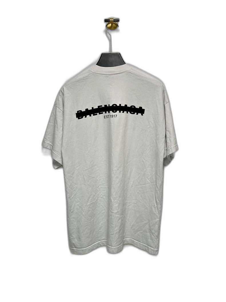 Balenciaga Balenciaga Double-sided Logo Short Sleeve T-shirt-yf Size US S / EU 44-46 / 1 - 1 Thumbnail