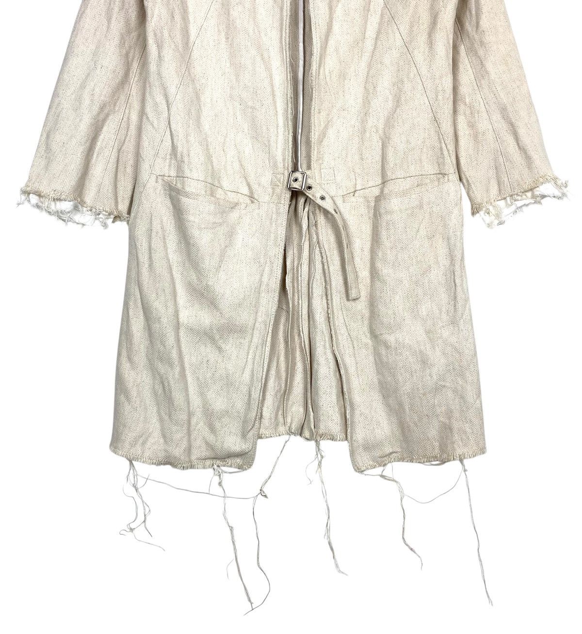 Nude: Masahiko Maruyama Nude: Masahiko Maruyama Ecru Distressed Punk Style Japan Size S / US 4 / IT 40 - 4 Thumbnail
