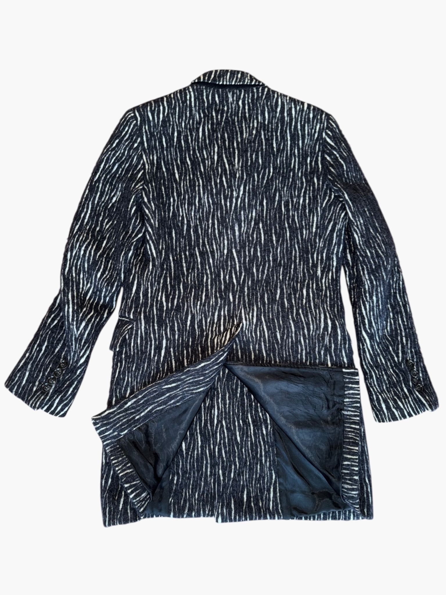 YOON Yoon - Fine Textured Italien Wintercoat B/W Size US S / EU 44-46 / 1 - 2 Thumbnail