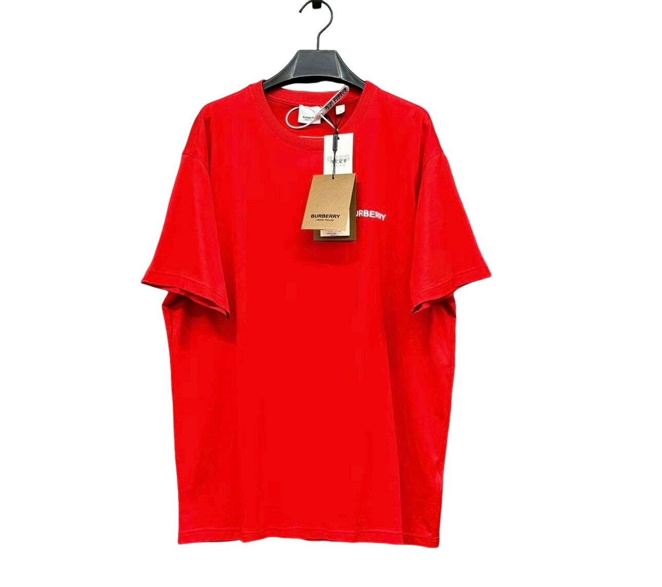 Burberry Burberry Embroidered Logo T-Shirt Size M Size US M / EU 48-50 / 2 - 1 Thumbnail