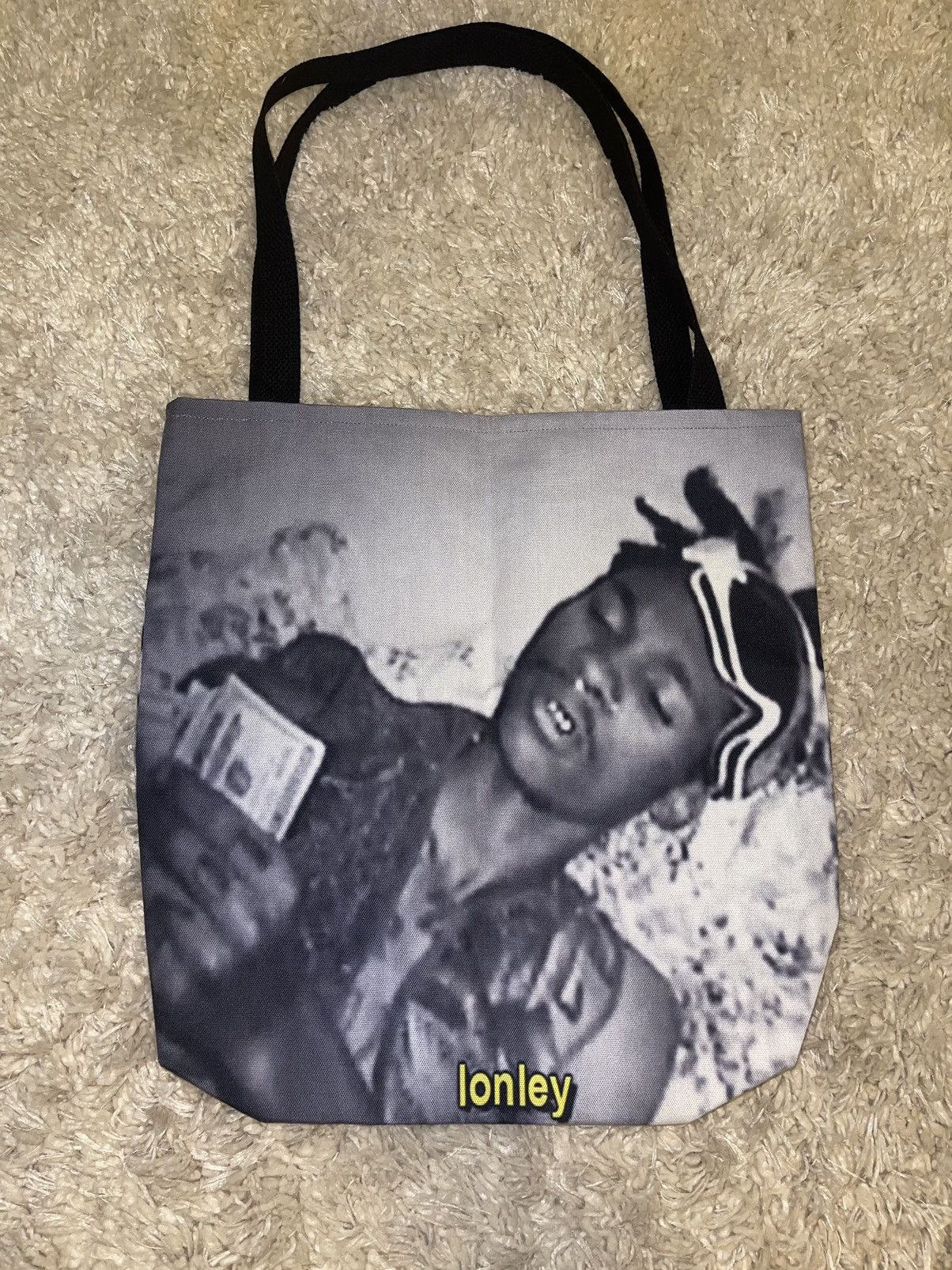 Goth Money GOTH MONEY x SICKBOYRARI “LONELY” TOTE BAG Size ONE SIZE - 2 Thumbnail