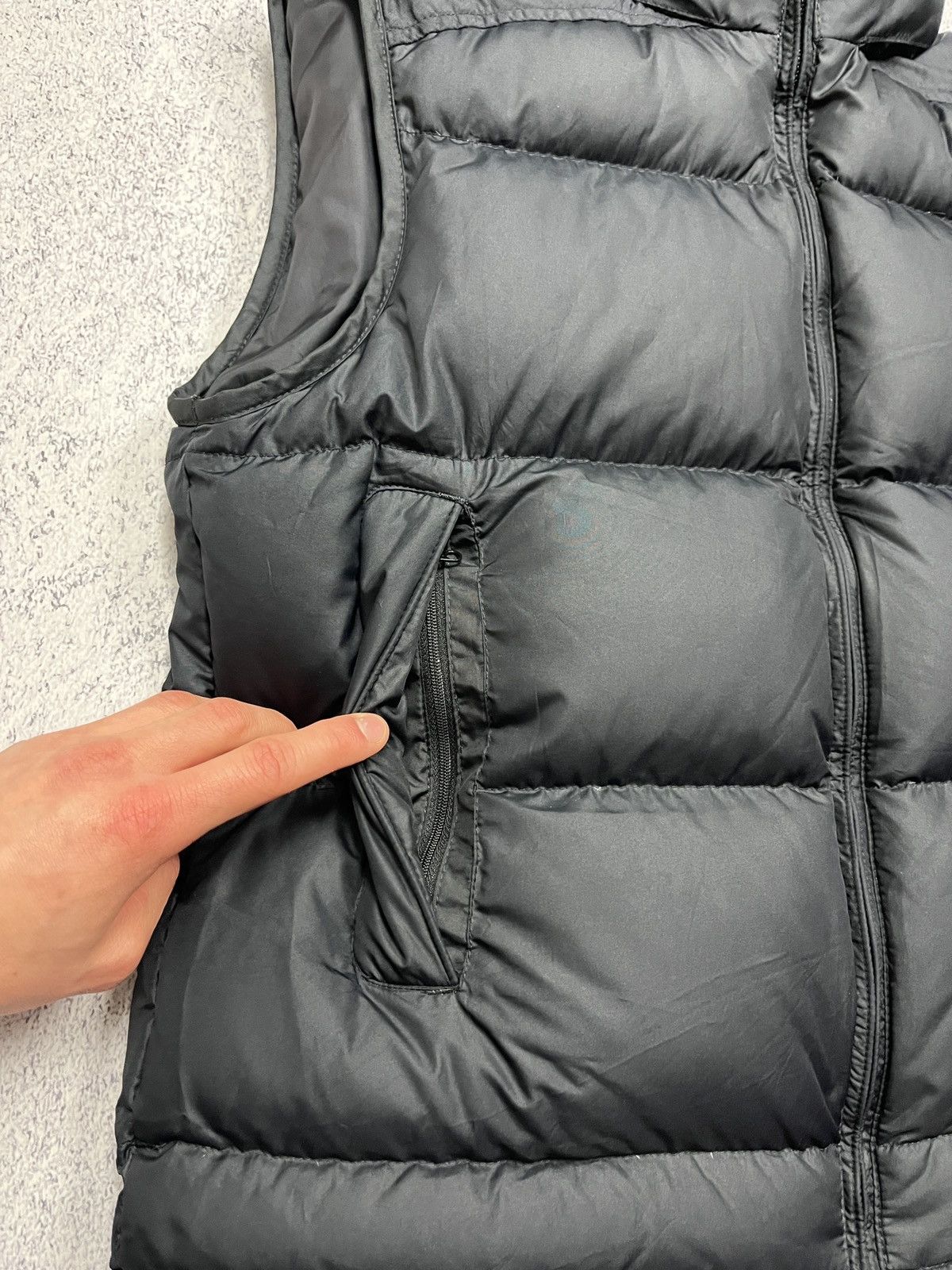 Nike Vintage 00’s Nike Puffer Vest Swoosh Y2K Drill Hype Rare Size US S / EU 44-46 / 1 - 8 Thumbnail