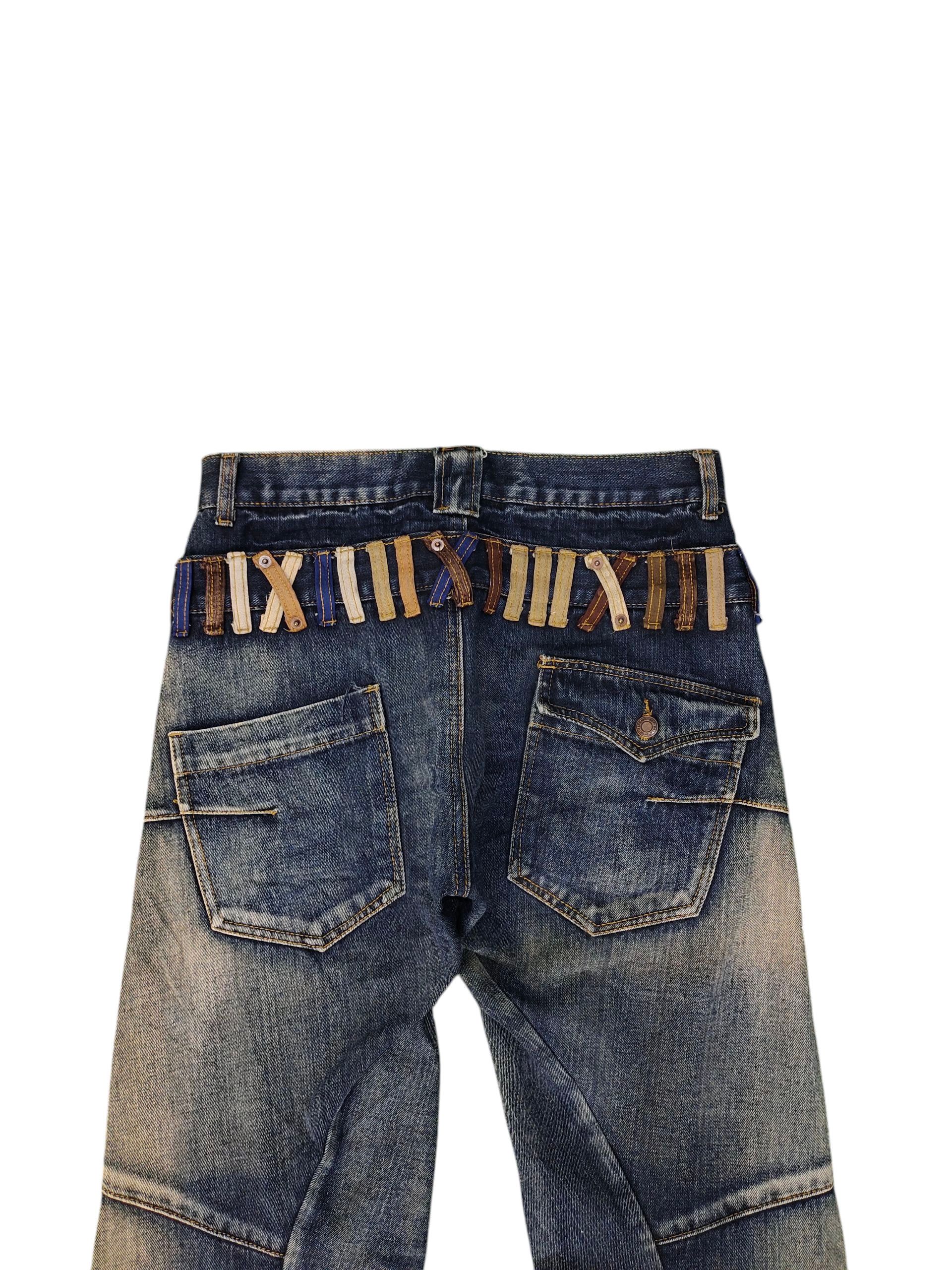 Number (N)ine × Undercover Breathmint Number Nine Double Waist Clawmark Denim Jeans Size US 31 - 9 Thumbnail