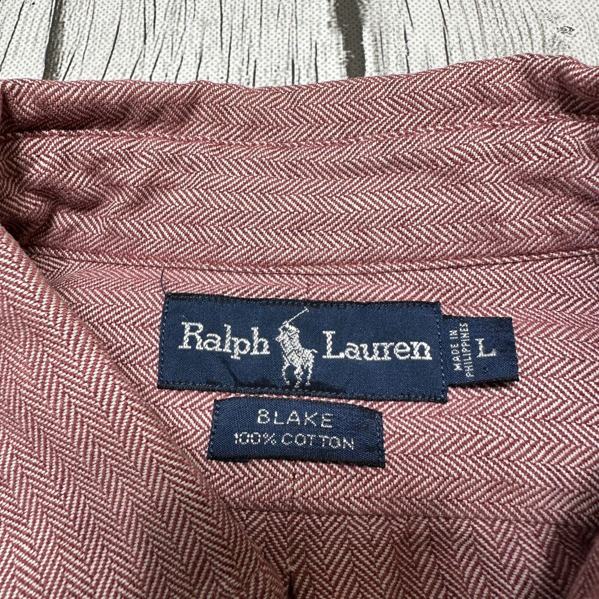 Ralph Lauren × Vintage Vintage Ralph Lauren Blake shirt Size US L / EU 52-54 / 3 - 4 Thumbnail