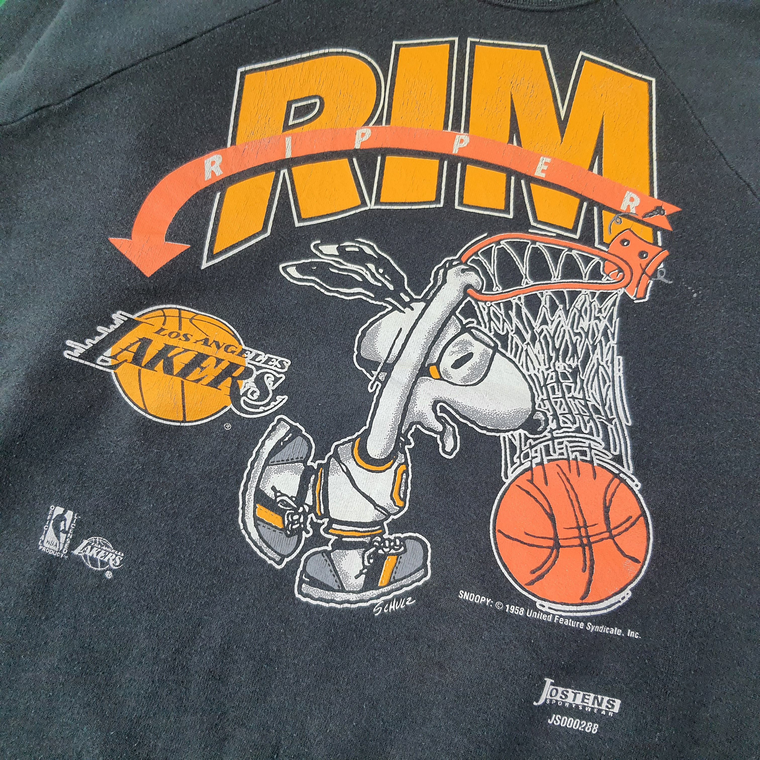NBA Vintage NBA Lakers x Snoopy 1958 Sweatshirt C263N15 Size US L / EU 52-54 / 3 - 2 Thumbnail