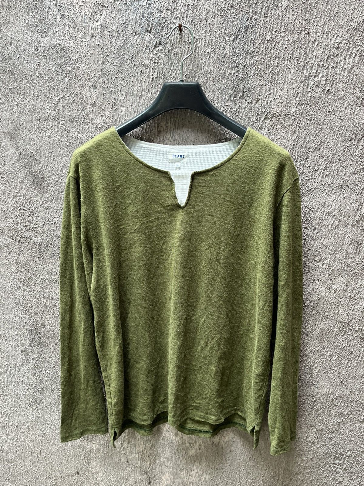 Beams Japan × Japanese Brand × Vintage Beams Japan Longsleve Bamboo fiber Shirt Size US XL / EU 56 / 4 - 1 Thumbnail