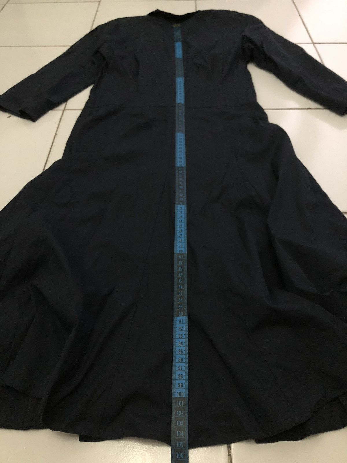 Prada Prada Women Navy Maxi Dress Size XL / US 12-14 / IT 48-50 - 18 Thumbnail