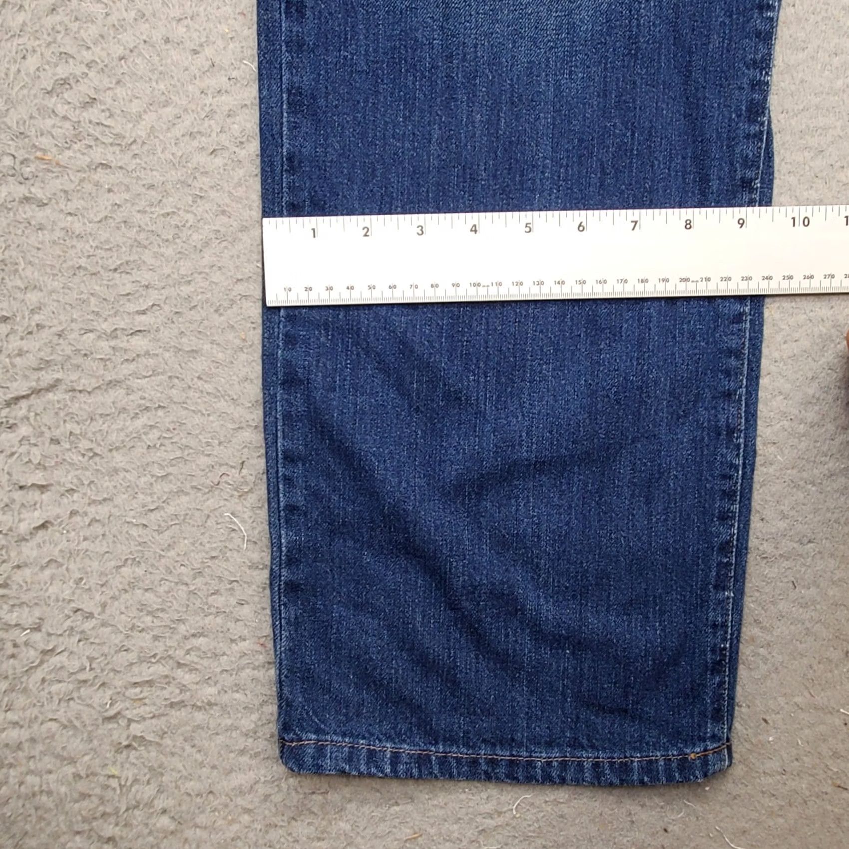 Vintage L.L. Bean Jeans: Mens 42/32 Blue Denim Straight Leg 5-Pocket Design Regular Fit Size 42 Size US 42 / EU 58 - 5 Thumbnail