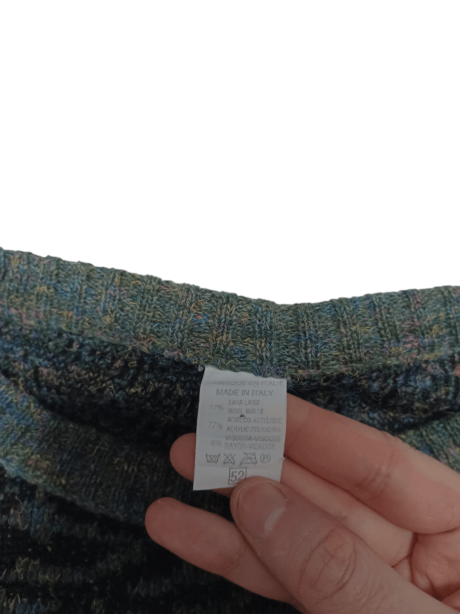 Other MADE IN ITALY 90S VINTAGE COOGI STYLE OVERSIZE SWEATER Size US L / EU 52-54 / 3 - 3 Thumbnail