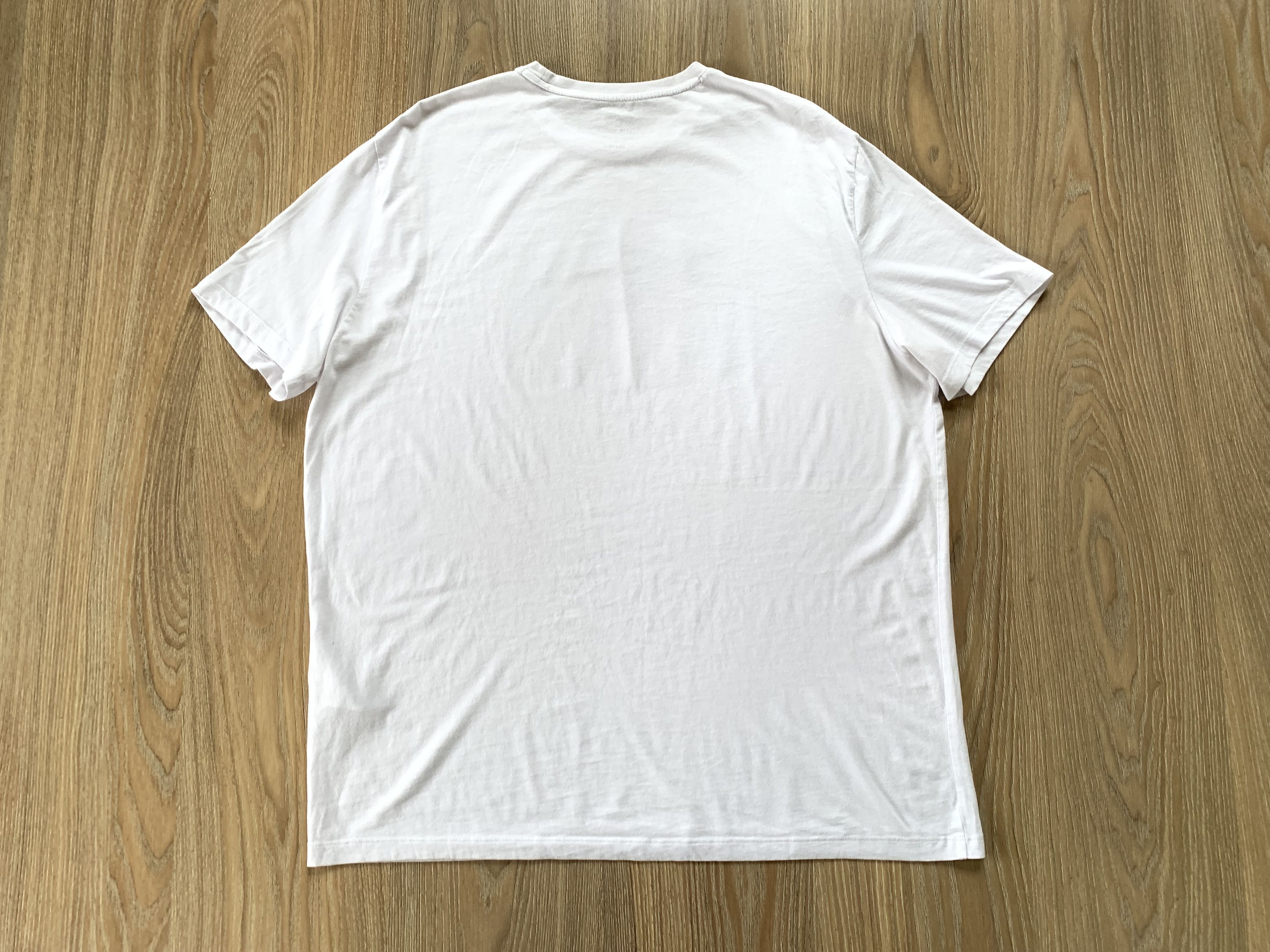 Emporio Armani × Giorgio Armani × Vintage Mens Emporio Armani White Cotton Reflective Print T-Shirt Size US XXL / EU 58 / 5 - 3 Thumbnail