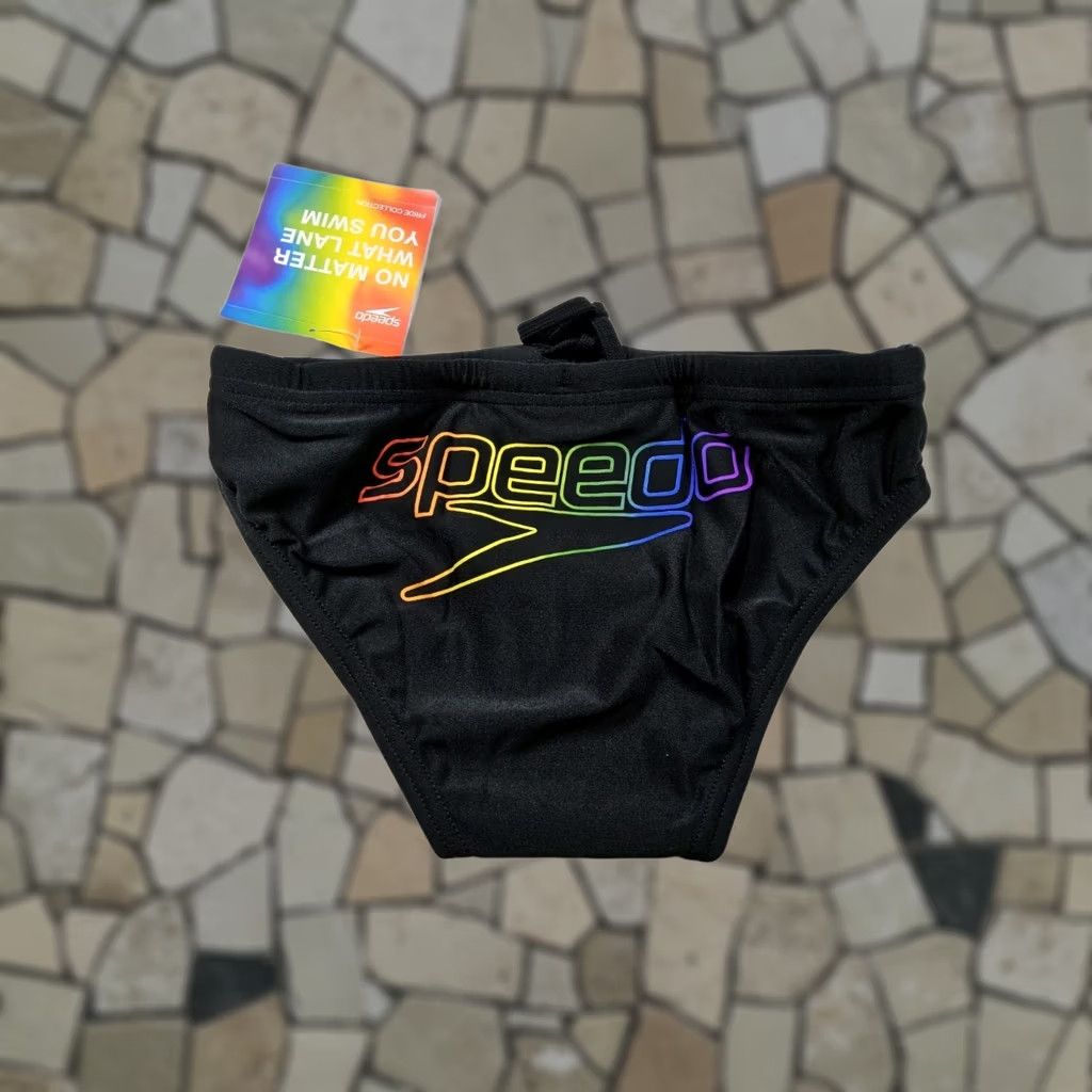 Speedo Speedo Pride Collection Eco Powerflex Swim Brief Swimsuit Anthracite Size 28 Size US 28 / EU 44 - 1 Thumbnail