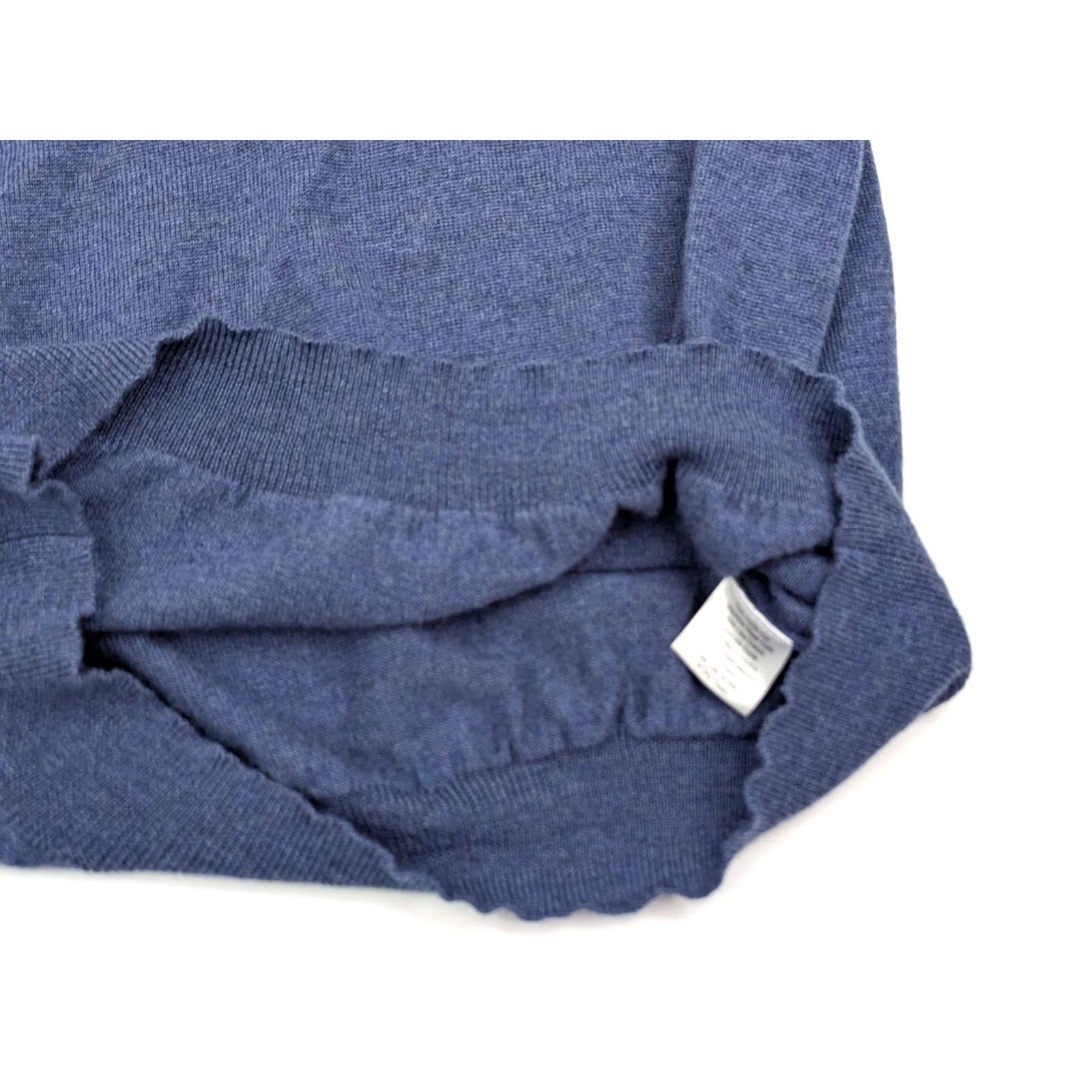 Joseph Abboud Joseph Abboud 100% Extra Fine Merino Wool V-Neck Sweater Men 2XLT Blue LS Size US XXL / EU 58 / 5 - 4 Thumbnail