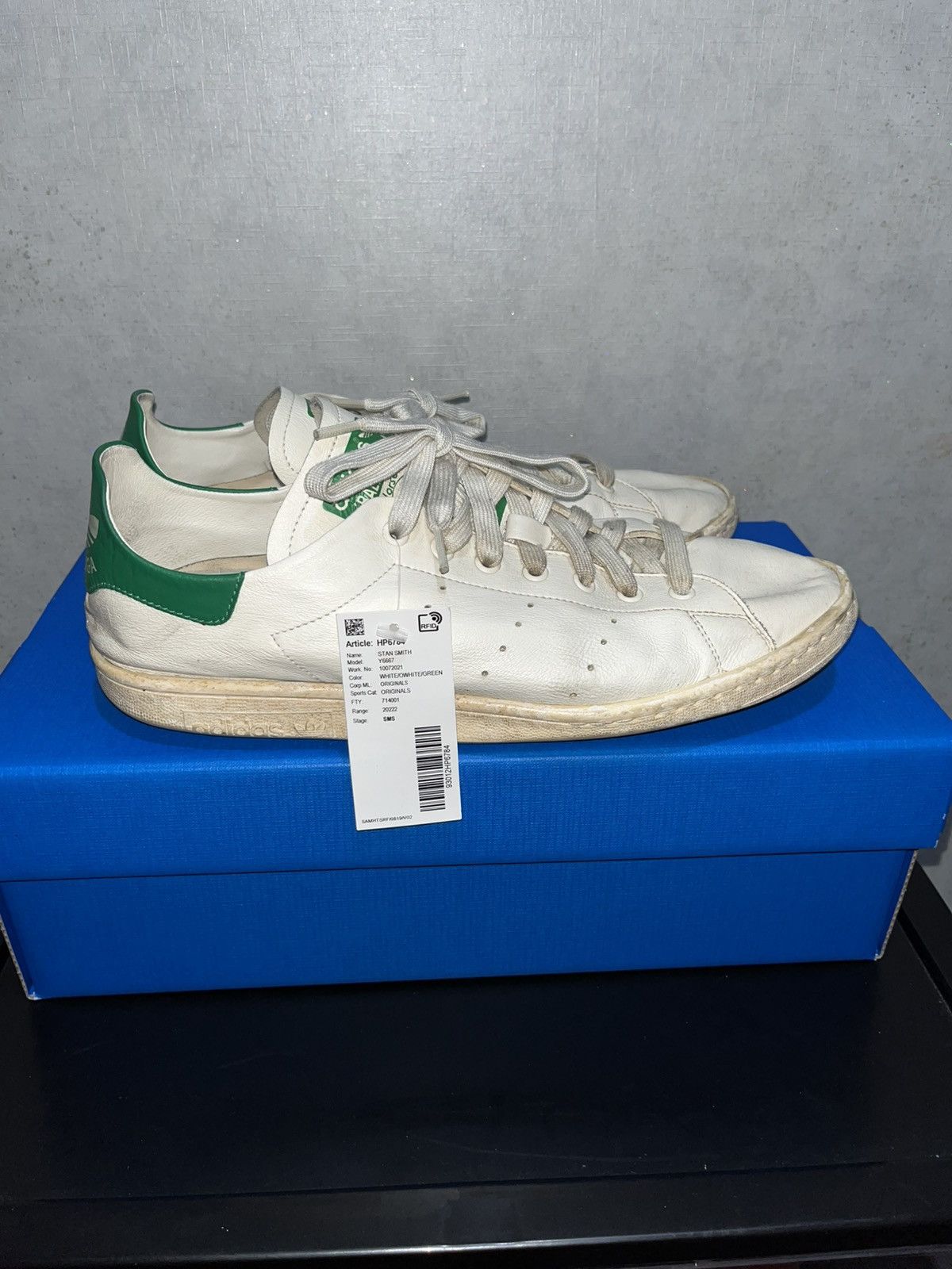 Adidas × Balenciaga Balenciaga Stan Smith White "Worn-Out" Size 11 Size US 11 / EU 44 - 4 Thumbnail