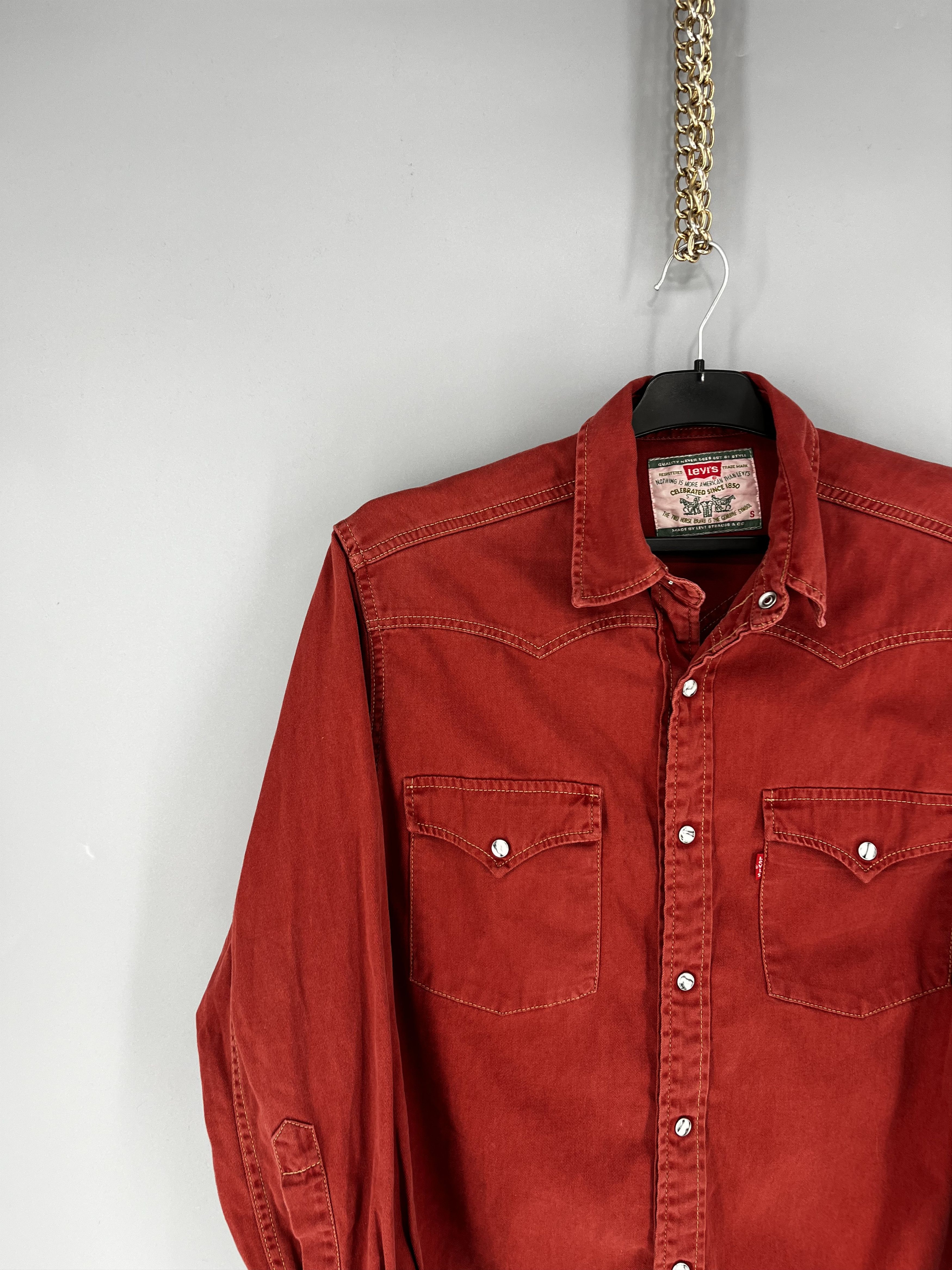 Levi's Vintage 90s Levi’sLevi’s White Red Jacket Size US S / EU 44-46 / 1 - 4 Thumbnail