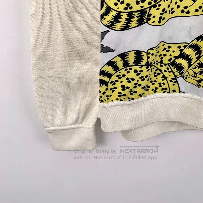 Hermes Hermes Color block leopard silk print mixed cotton crewnec Size XS / US 0-2 / IT 36-38 - 5 Thumbnail