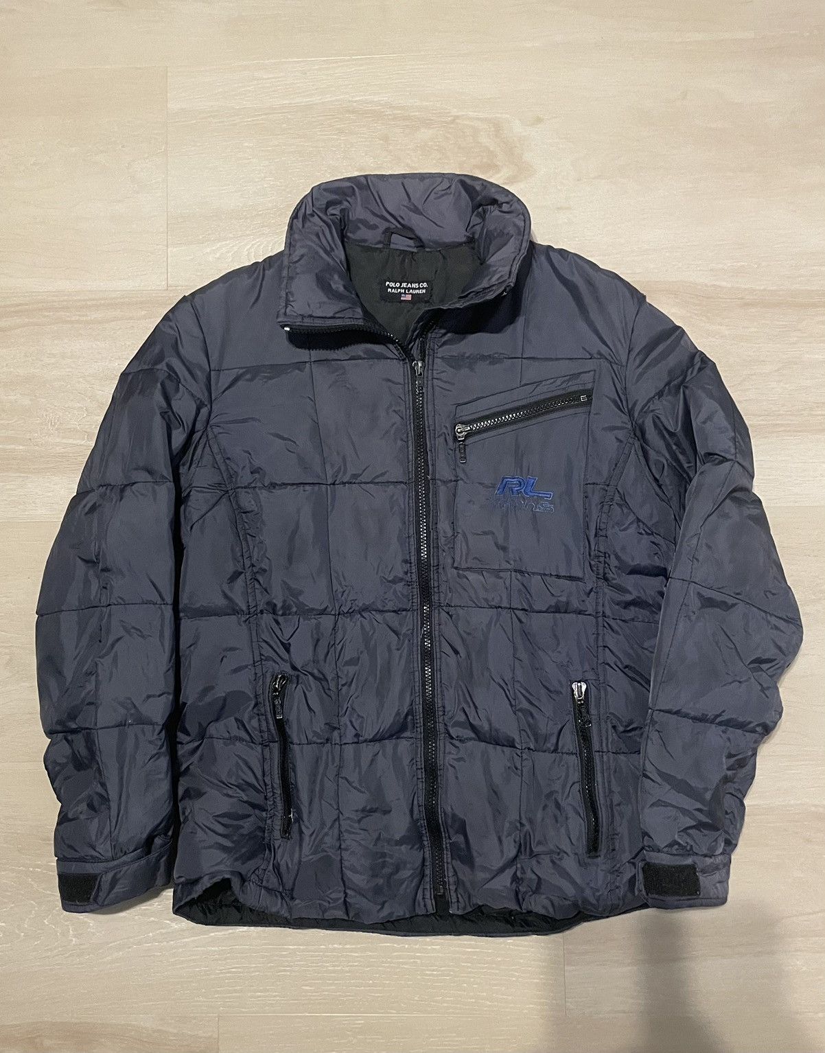 Polo Ralph Lauren × Ralph Lauren Vintage early 2000’s ladies POLO Ralph Lauren Jeans puffer Size L / US 10 / IT 46 - 1 Thumbnail
