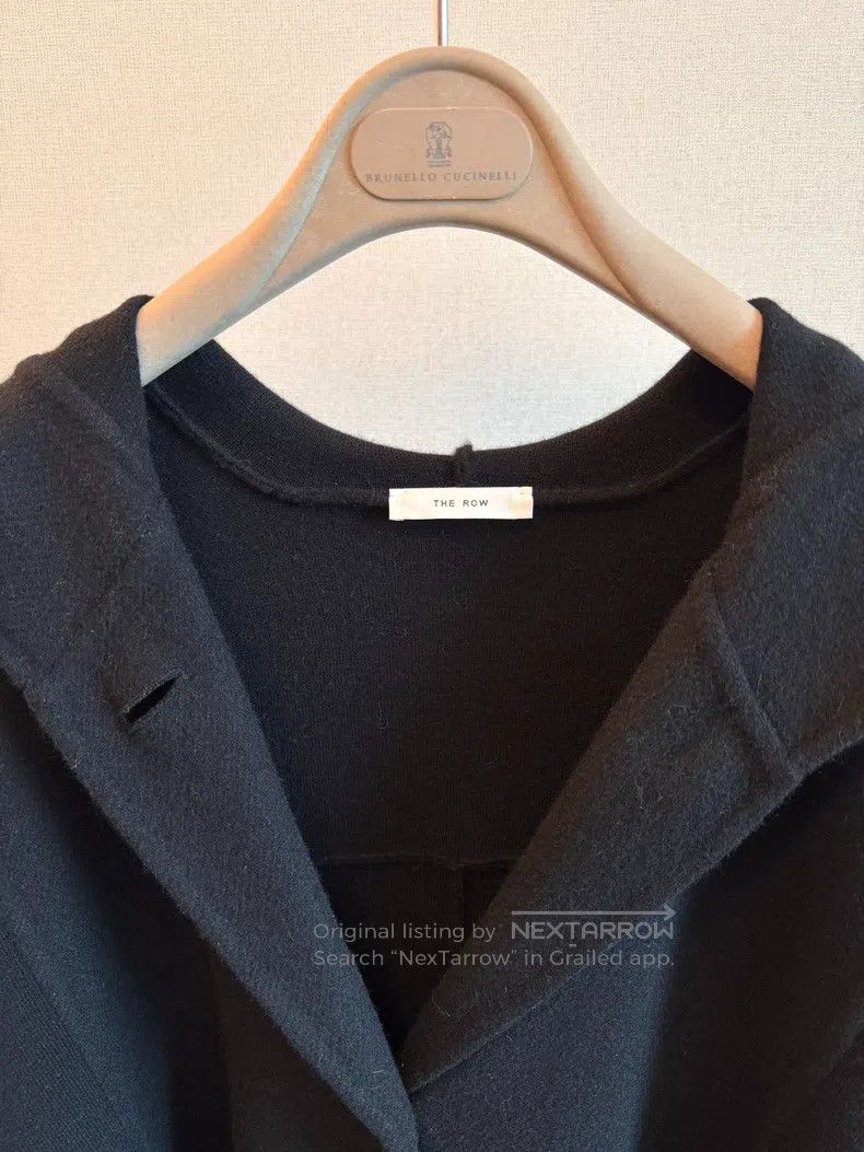 The Row The Row Black hooded cashmere coat Size M / US 6-8 / IT 42-44 - 4 Thumbnail
