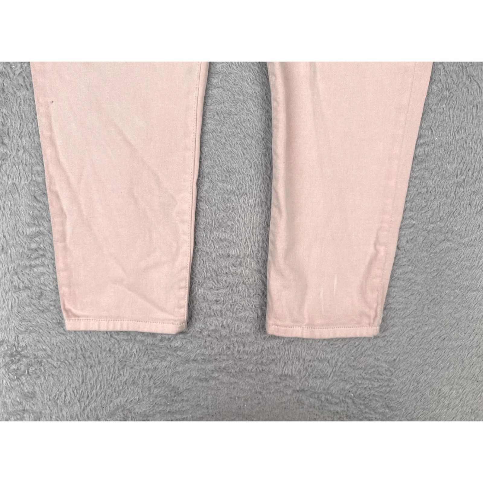 Michael Kors Michael Kors Jeans Womens 10 Pink Izzy Cropped Skinny Denim 5-Pocket Stretch Baggy? Size 32" / US 10 / IT 46 - 2 Thumbnail