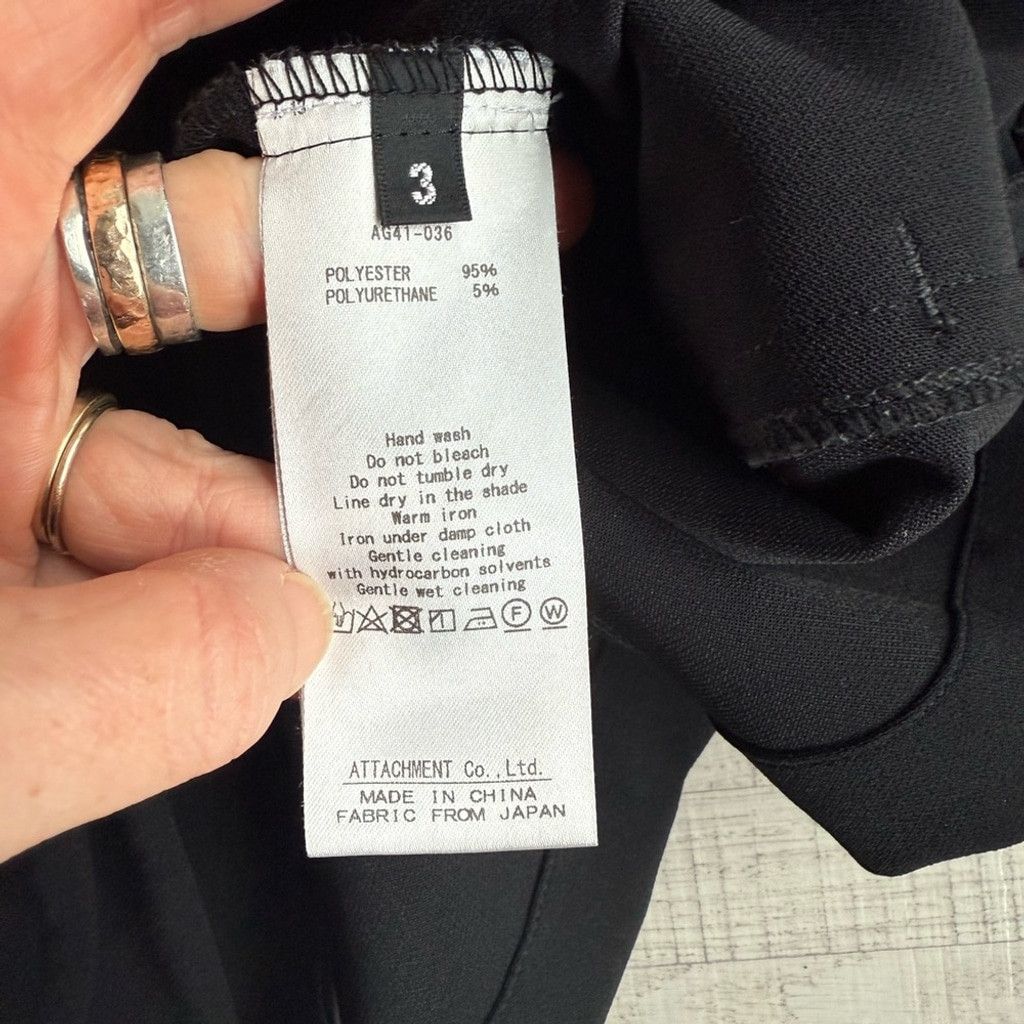 Attachment Attachment Men's Black Single Breasted Blazer Japan JP3 Size 40R - 5 Thumbnail