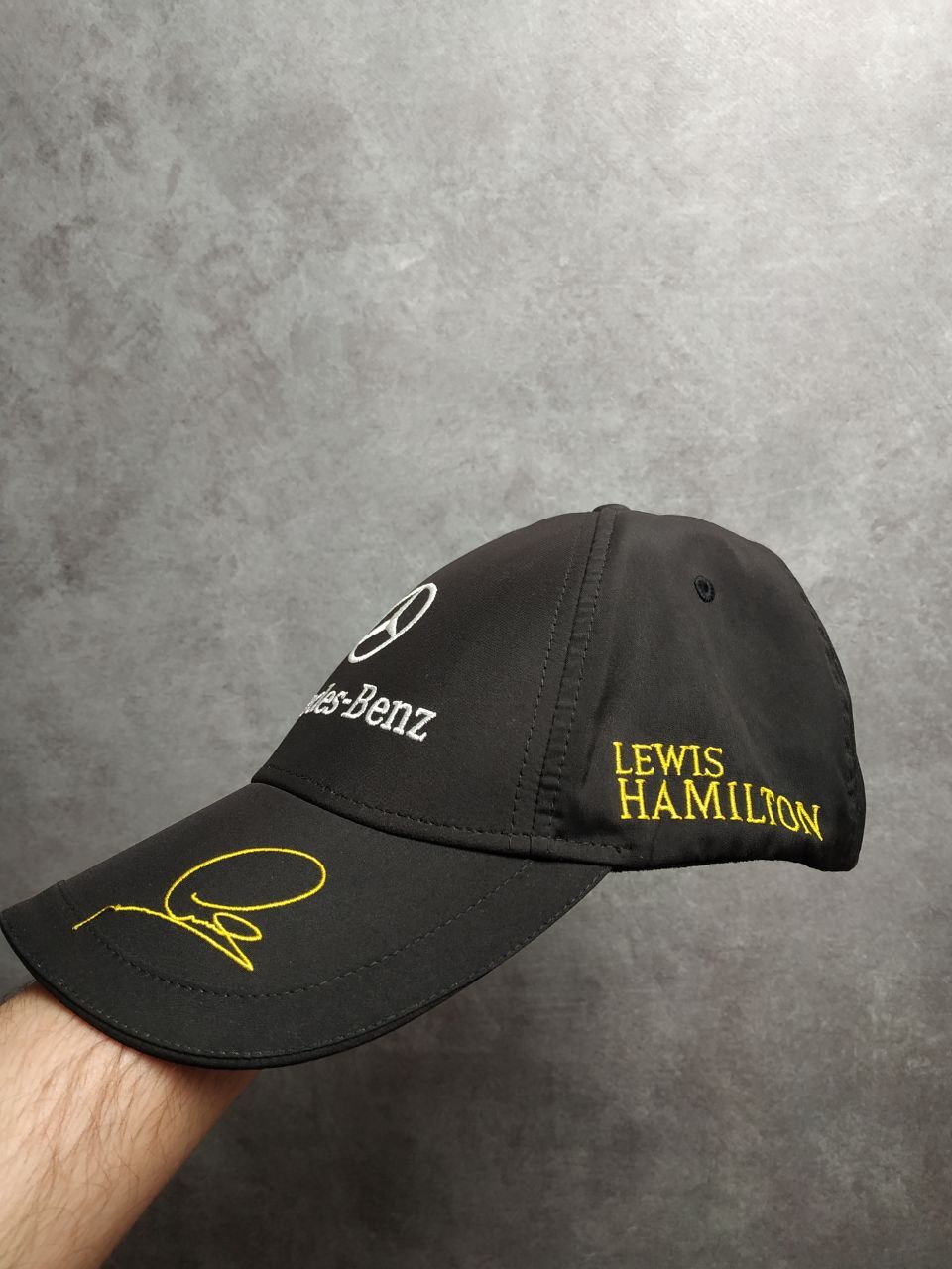 Formula 1 Mercedes-Benz Lewis Hamilton Puma Cap Hat Black Formula 1 Size ONE SIZE - 4 Thumbnail