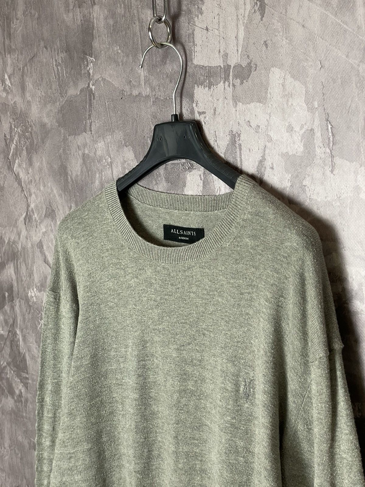 Allsaints × Vintage Allsaints Knitted Cotton Sweater Size US M / EU 48-50 / 2 - 8 Thumbnail
