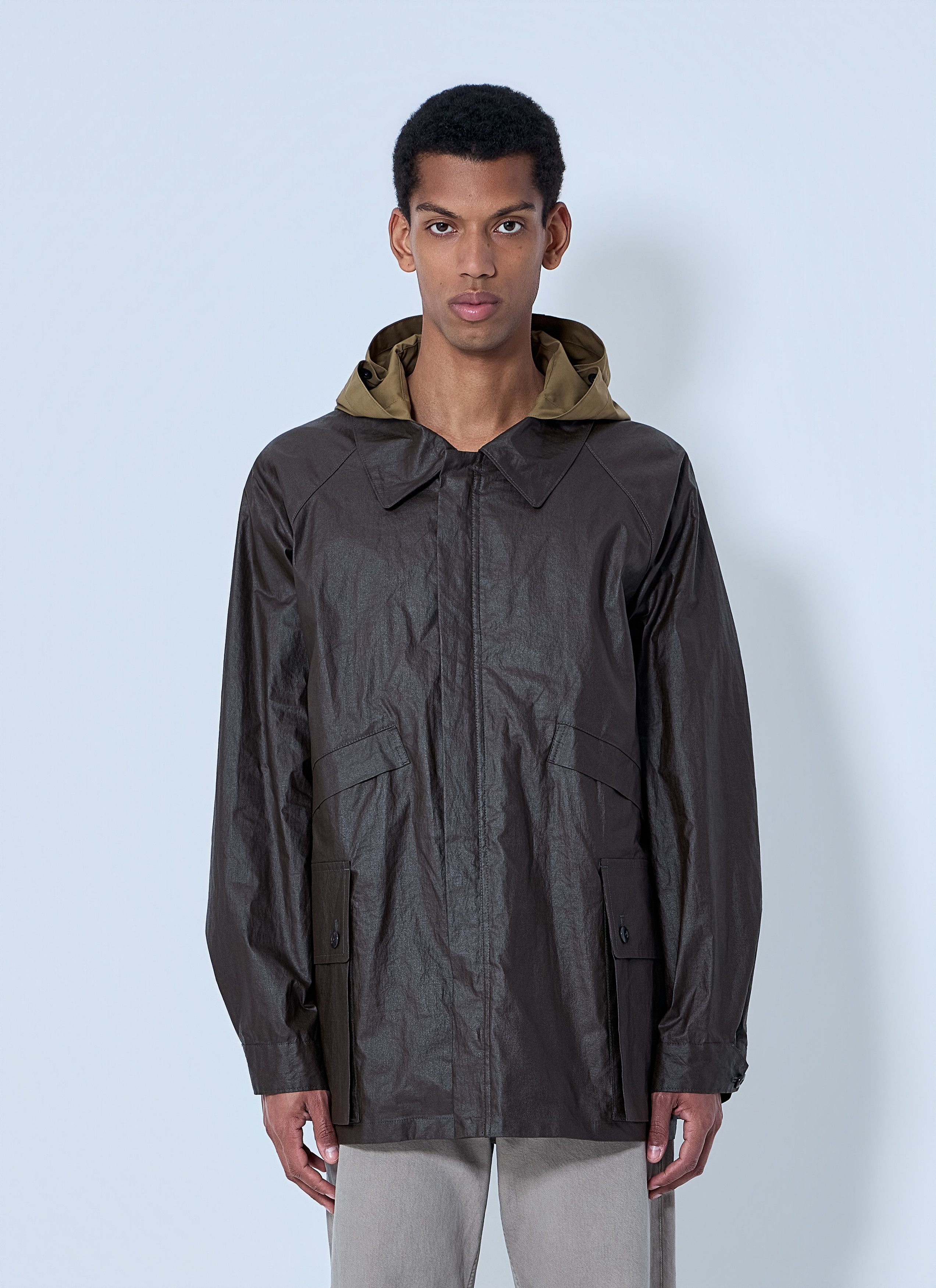 Lemaire Hooded Waxed Jacket Size US L / EU 52-54 / 3 - 1 Thumbnail