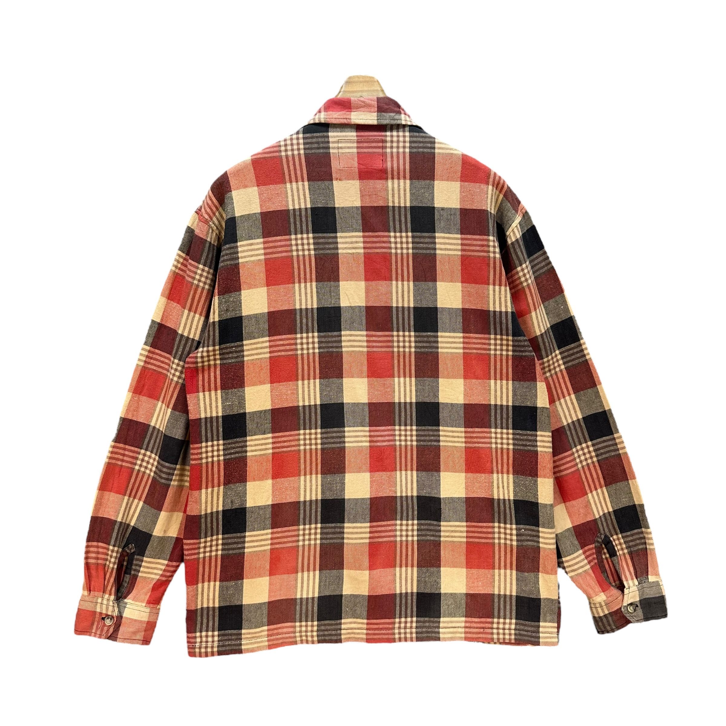 Flannel FAVORITE GEAR CHECKED PLAID TARTAN ZIPPER FLANNEL #9007-48 Size US M / EU 48-50 / 2 - 10 Thumbnail
