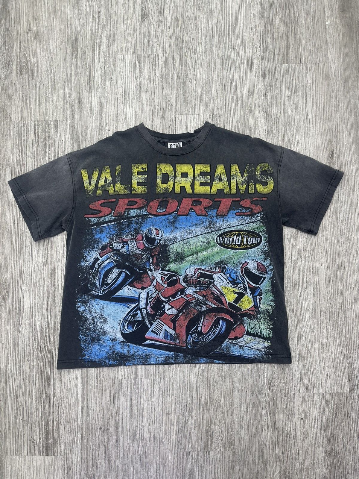 Vale Vale lives tee motorcycles racing black Size US L / EU 52-54 / 3 - 1 Thumbnail
