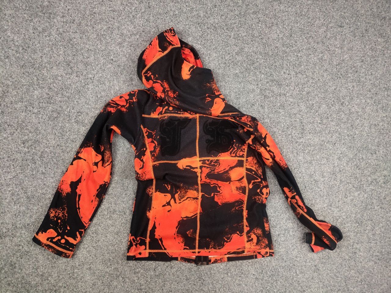 JET SET Vintage Jet Set Japanese Art Zip Fleece Hoodie Y2K Style Size US S / EU 44-46 / 1 - 12 Thumbnail