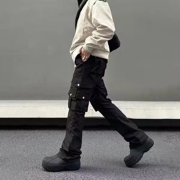 VIBE Straight Boot Cut Flared Pocket Cargo Jeans Size US 32 / EU 48 - 8 Thumbnail