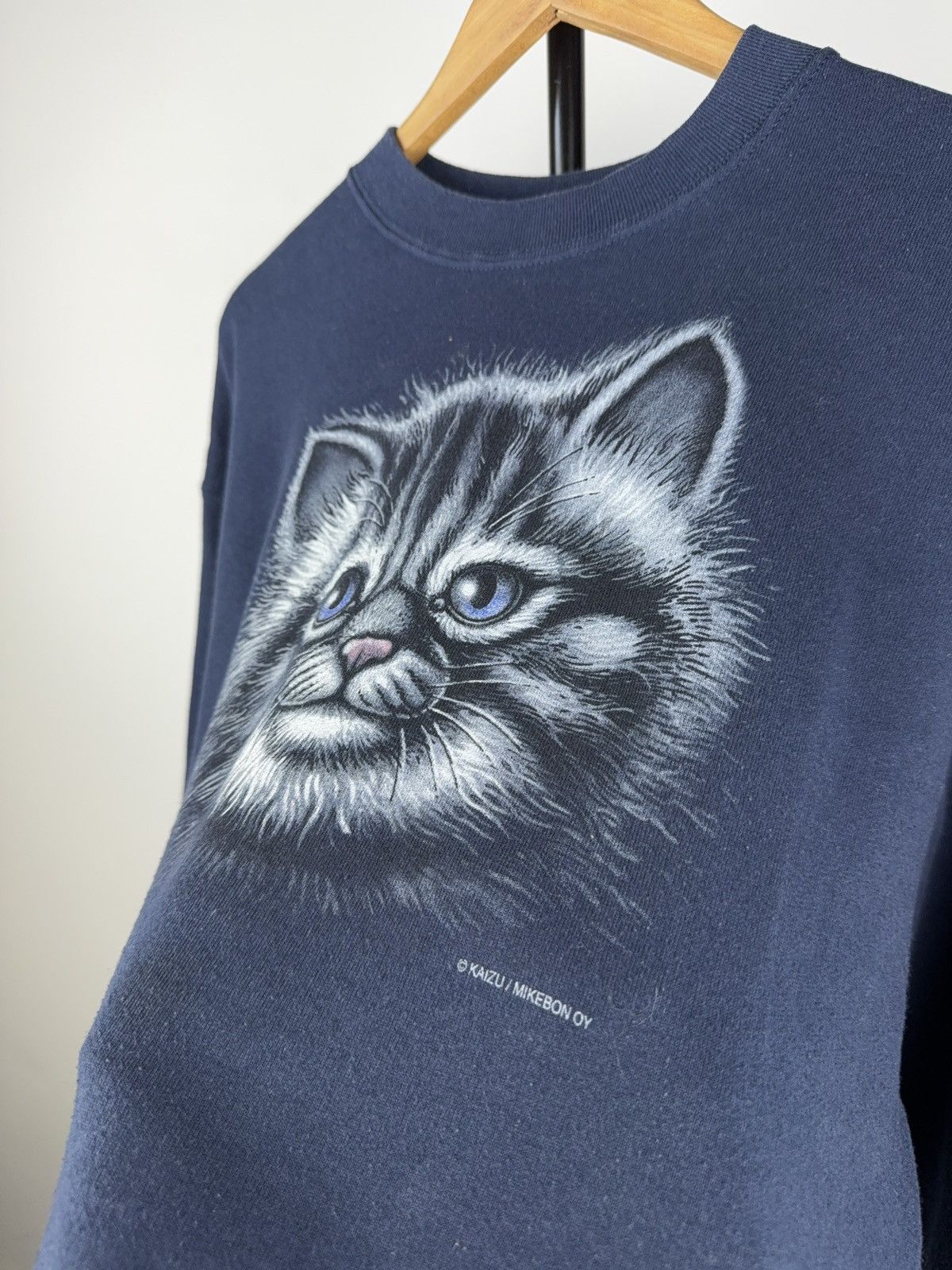 The Mountain Vintage 90s Retro Logo Japanese Animal Art Cat Sweatshirt Size US XL / EU 56 / 4 - 3 Thumbnail