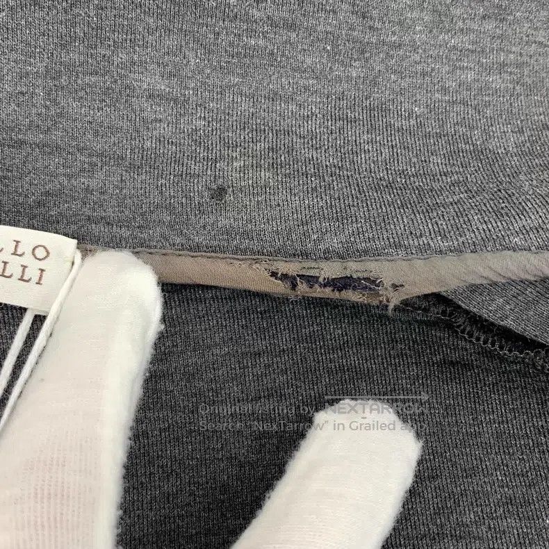 Brunello Cucinelli Brunello Cucinelli Dark Blue Hooded Drawstring Long Sleeve Size US XS / EU 42 / 0 - 8 Thumbnail