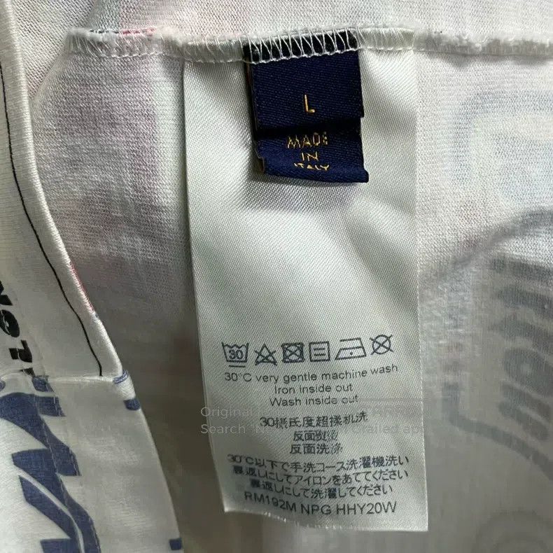Louis Vuitton Louis Vuitton White monogrammed multi-logo printed casual Size US L / EU 52-54 / 3 - 3 Thumbnail
