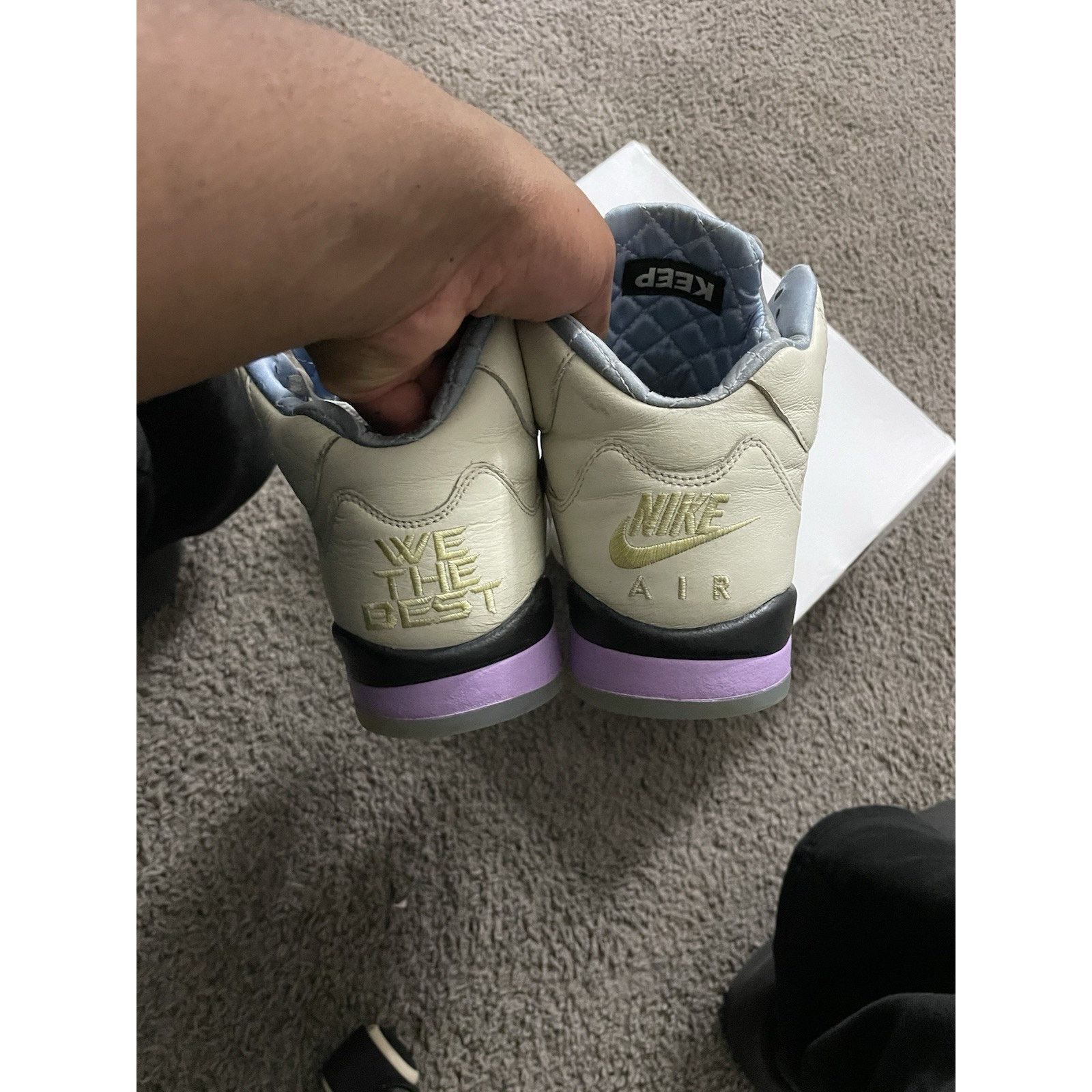 Jordan Brand Size 9.5 - Air Jordan 5 Retro x DJ Khaled We The Best - Sail Size US 9.5 / EU 42-43 - 5 Thumbnail