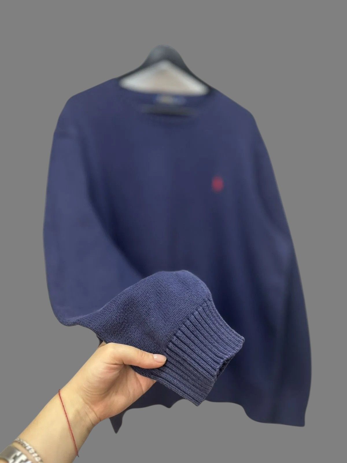 RRL Ralph Lauren Y2K Polo Ralph Lauren Vintage Sweater Navy RRL Sk8 Size US XL / EU 56 / 4 - 9 Thumbnail