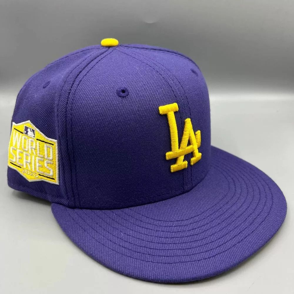 Los Angeles LA Dodgers Hat Men 7 1/2 59Fifty New Era Fitted