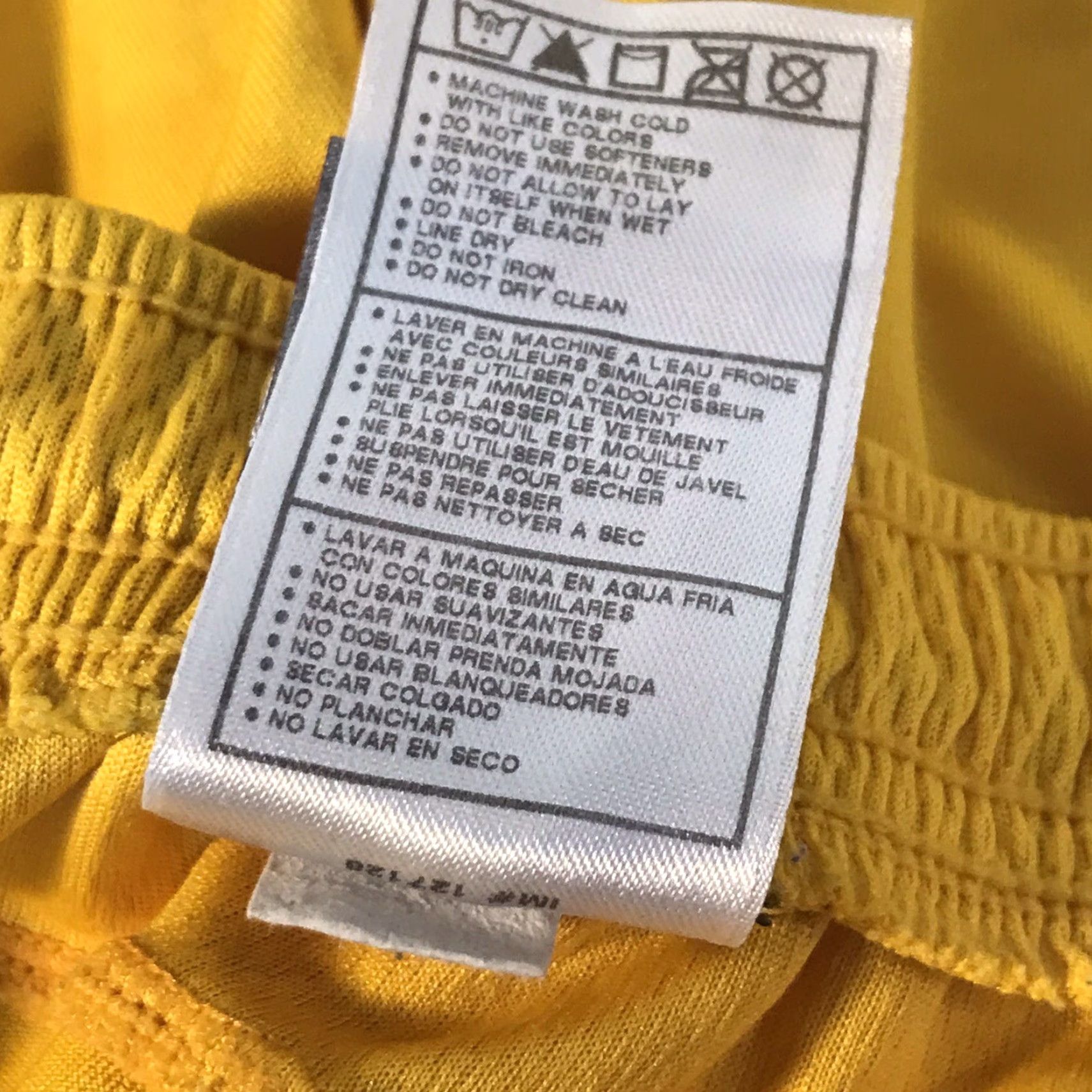 Nike Nike Dri-Fit Yellow Athletic Shorts Mens XL Elastic Waist Drawstring Activewear Size US 36 / EU 52 - 6 Thumbnail