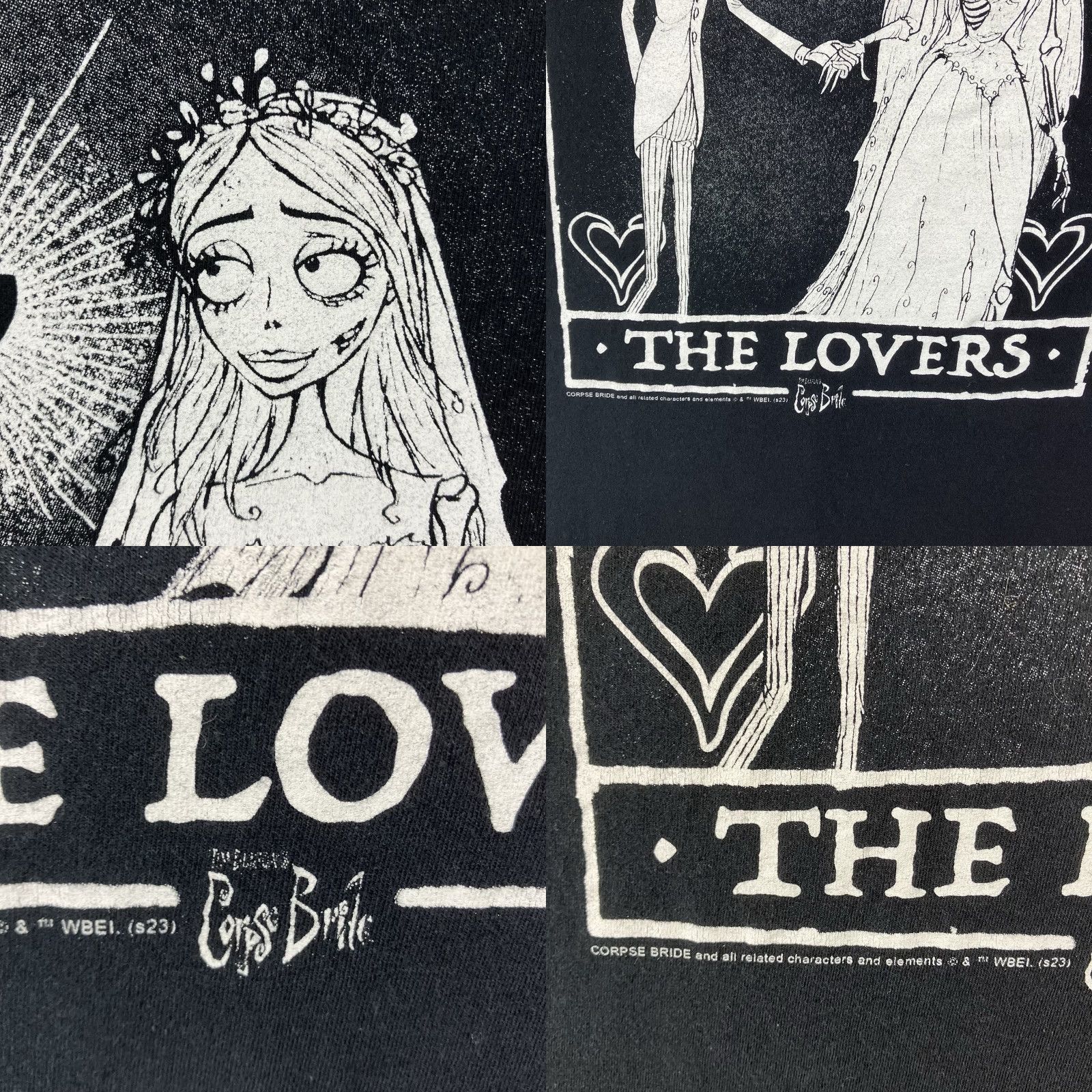Burton VINTAGE Tim Burton’s Corpse Bride Graphical T-Shirt MENS Large Black Cotton Crew Neck Short Sleeve Size US L / EU 52-54 / 3 - 8 Thumbnail