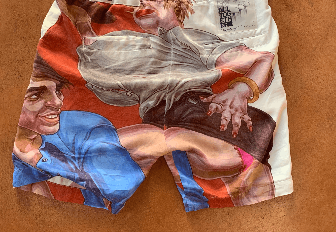 Diesel diesel all over print graphic shorts rare Size US 30 / EU 46 - 5 Thumbnail