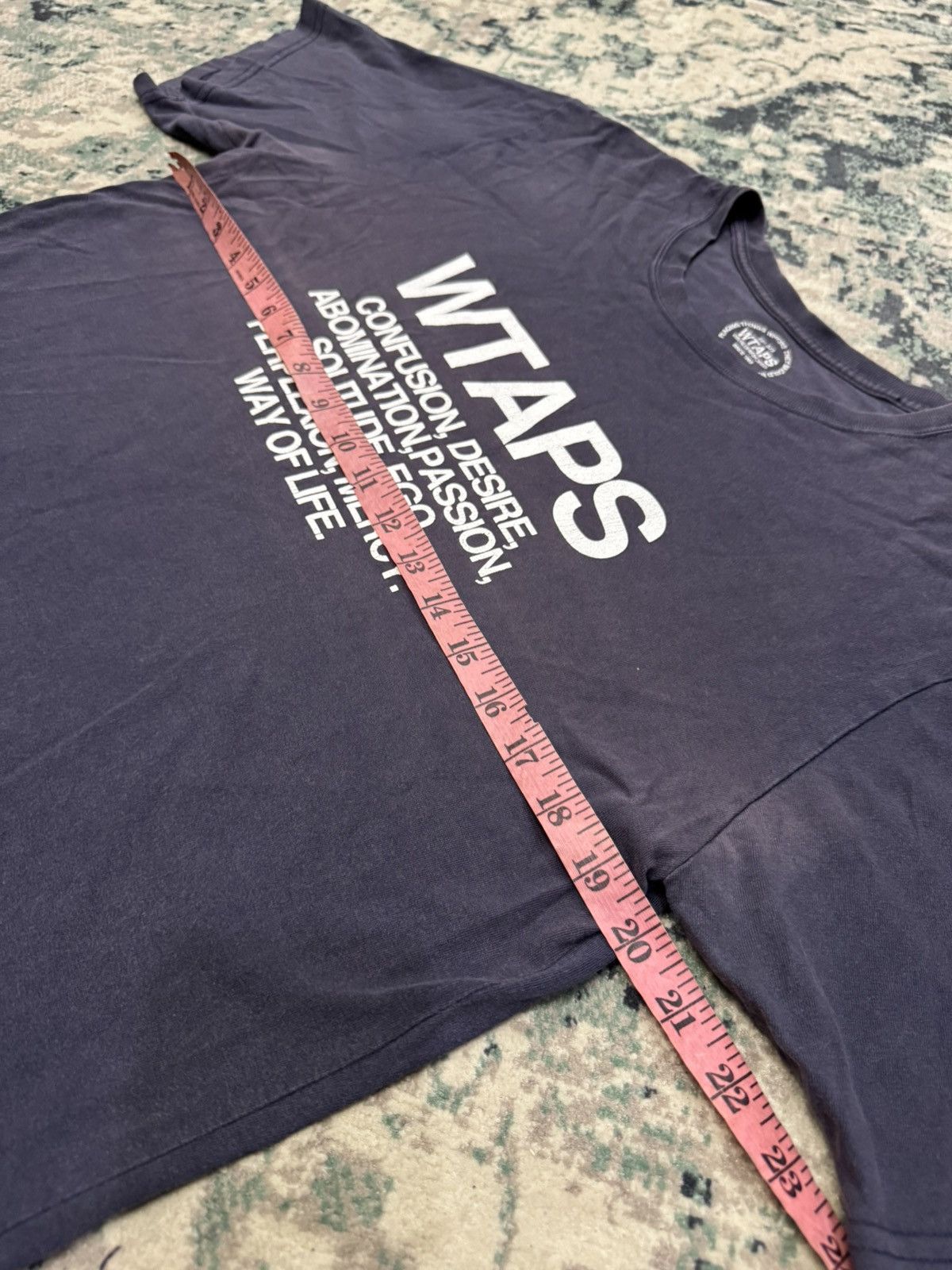 Wtaps WTAPS SUNFADED SPELLOUT SHIRT Size US M / EU 48-50 / 2 - 4 Thumbnail