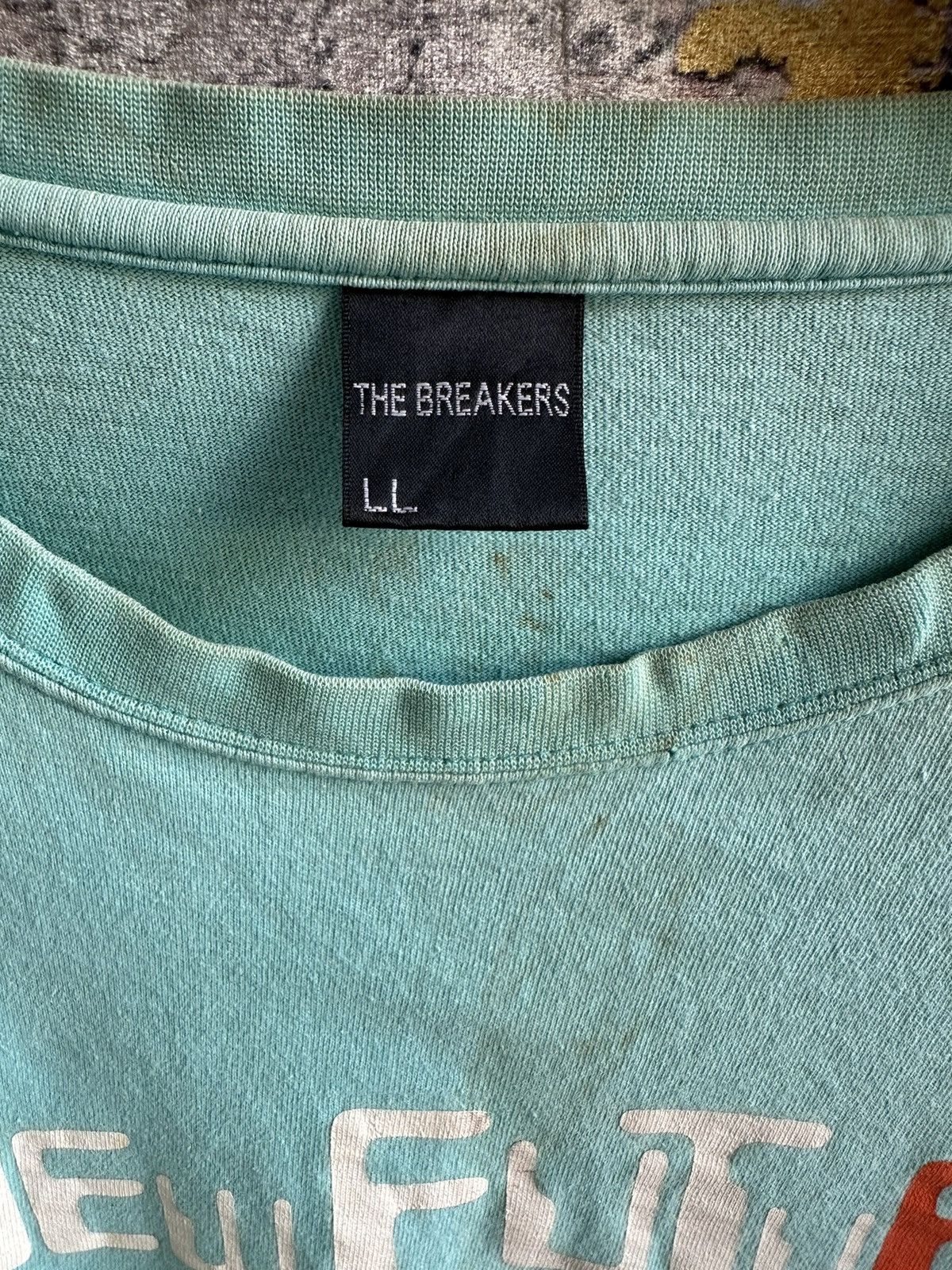 Beauty Beast SICK TRASHED JAPANESE THE BREAKERS POEM FADED LONG SLEEVE Size US L / EU 52-54 / 3 - 11 Thumbnail