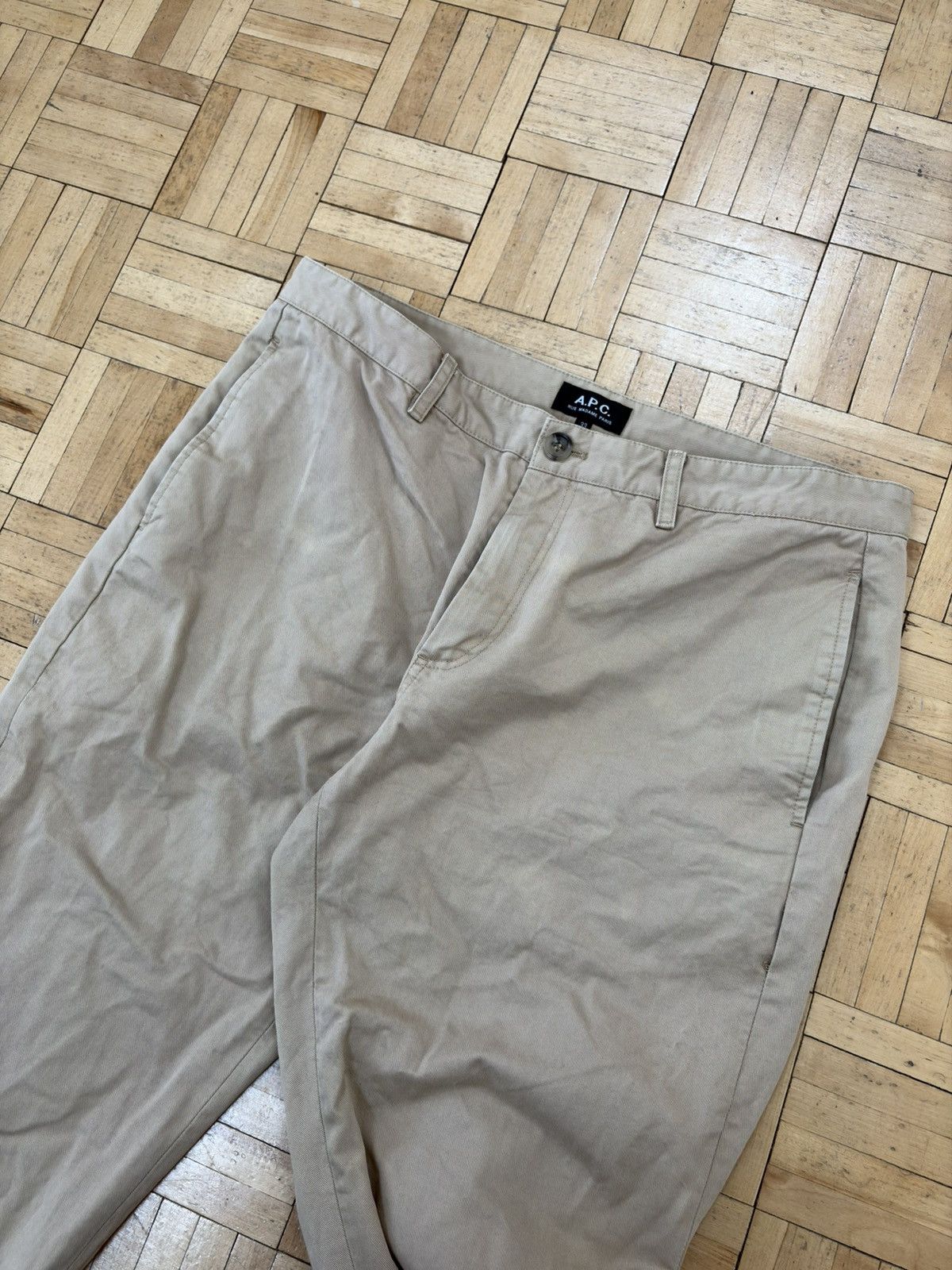 A.P.C. A.P.C Paris Plain Chino Basic Old Money Quiet Luxury Size US 33 - 3 Thumbnail