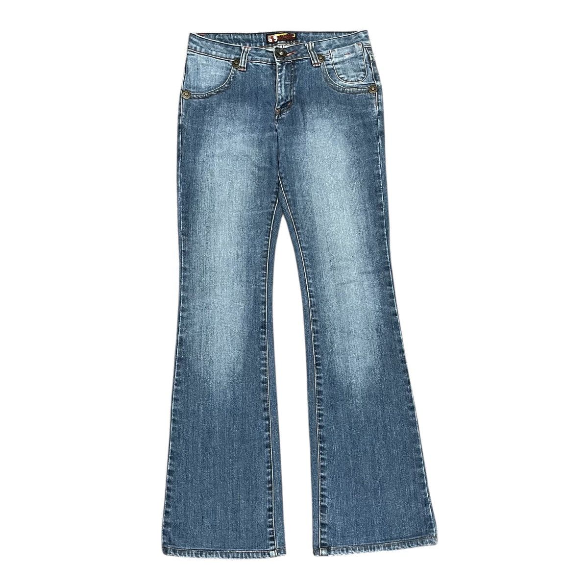 Japanese Brand 5FiveBoy Flared Denim Pant Size US 28 / EU 44 - 1 Thumbnail