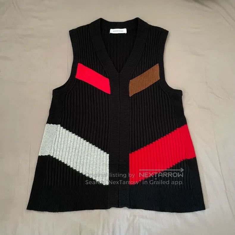 Kiko Kostadinov Kiko Kostadinov Nash Liner Vest Brown Black- DMC