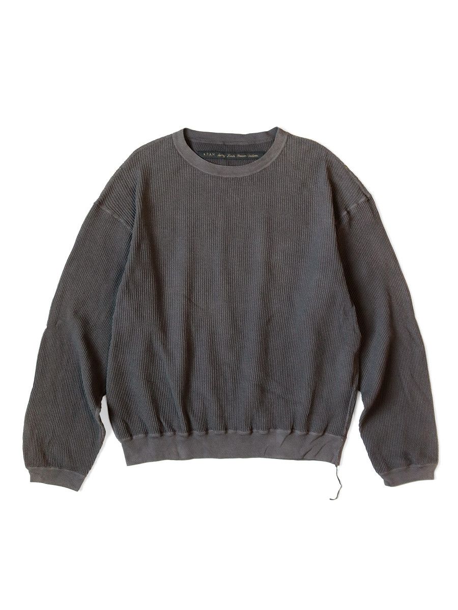 Kapital Kapital ECO Waffle BIG Crew Sweatshirt | Grailed