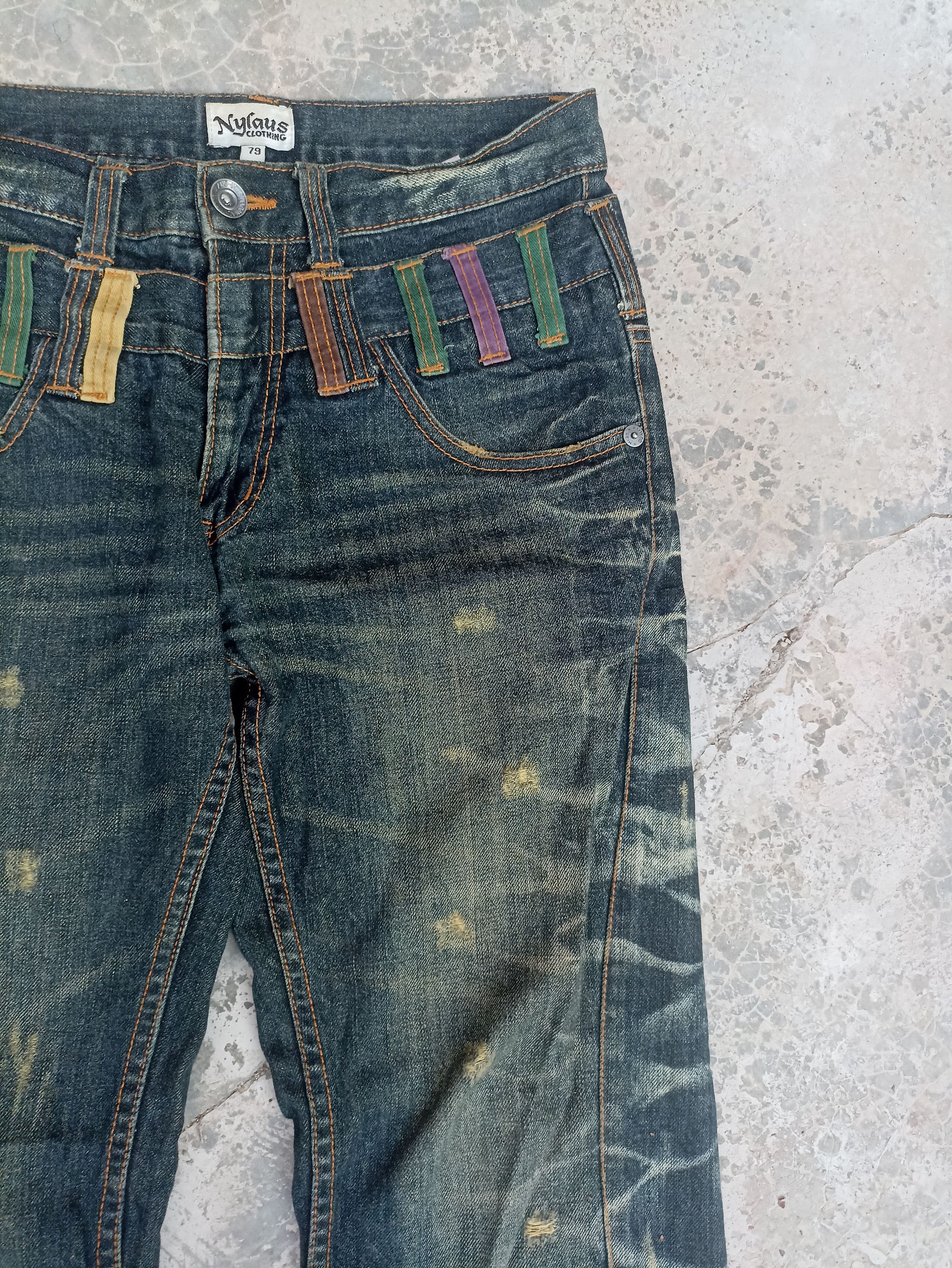 If Six Was Nine Nylaus jeans if six was nine distressed double waist Size US 31 - 11 Thumbnail